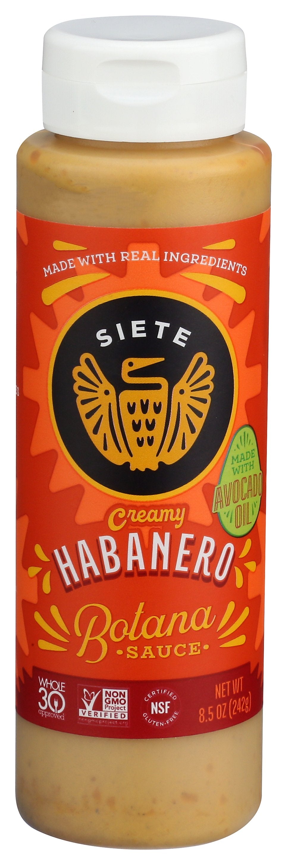 SIETE SAUCE BOTANA HABANERO - Case of 8