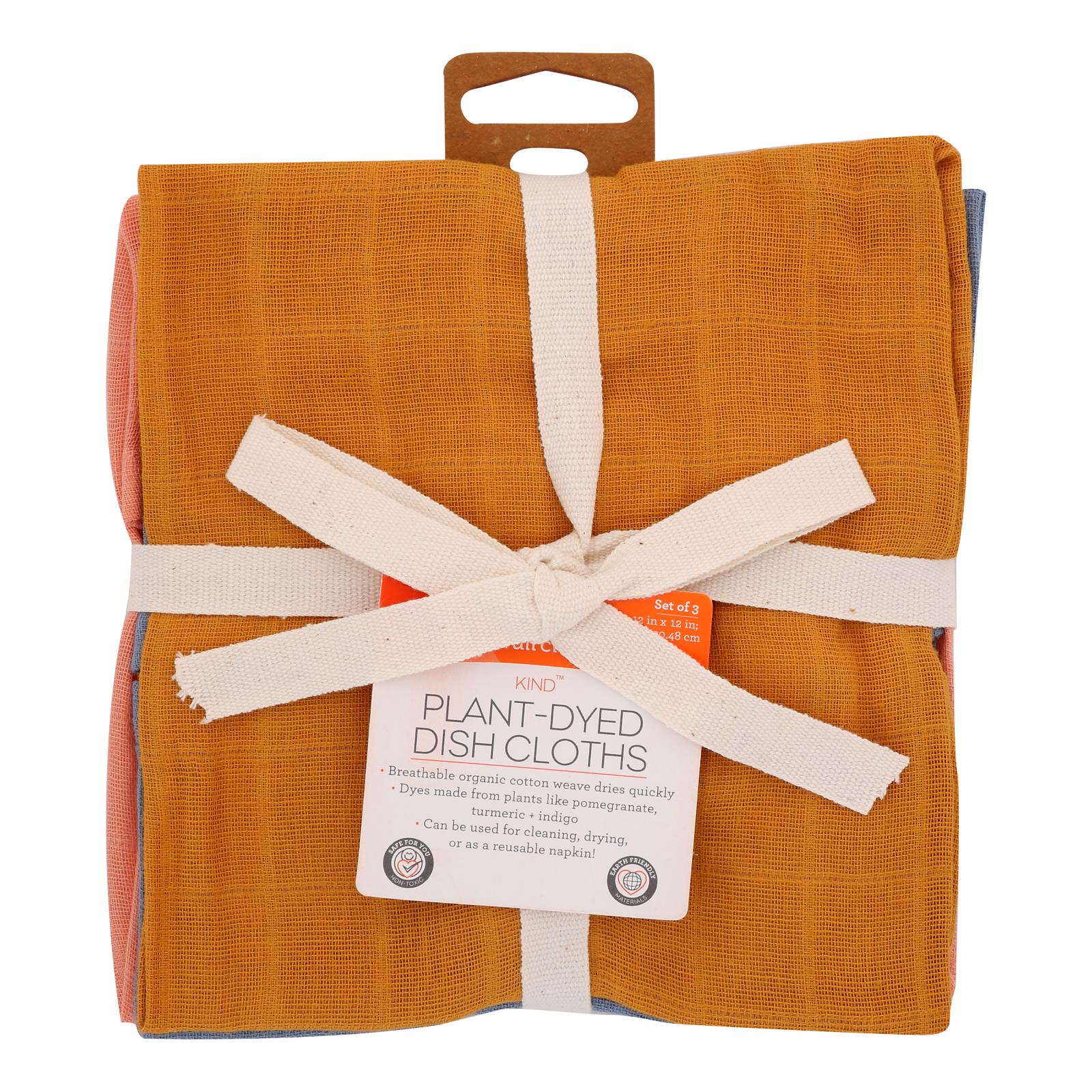 Full Circle Home - Dish Cloth 3 Pack Plnt Dyed - 1 Each-3 CT