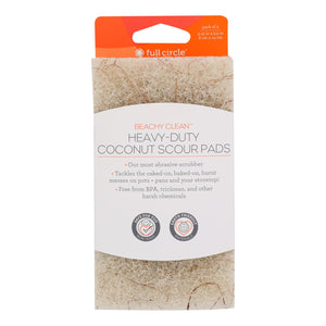 Full Circle Home - Coconut Scour Pads 3pk - 1 Each-ct
