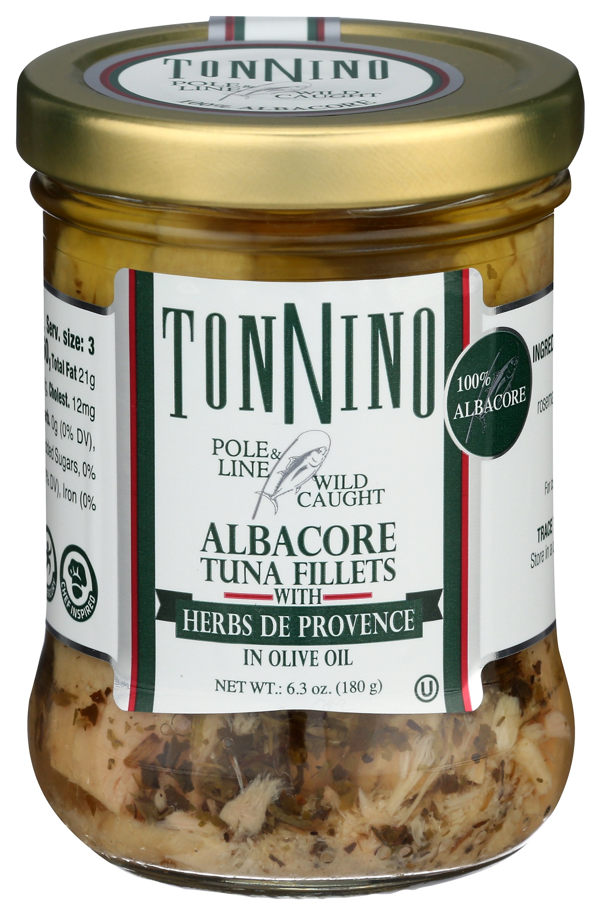 TONNINO TUNA ALB FLT HERBS PRVNC - Case of 6