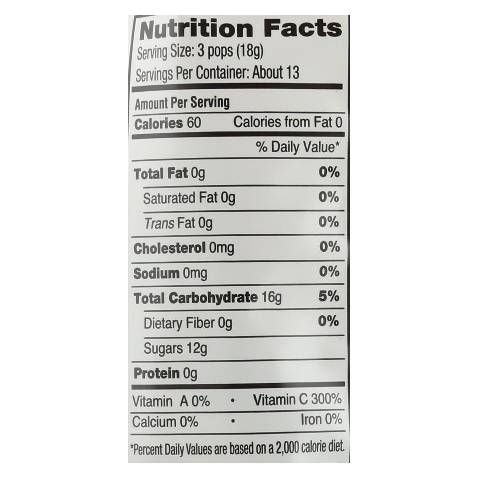 Yumearth® Organic Pops - Case Of 12 - 8.5 Oz