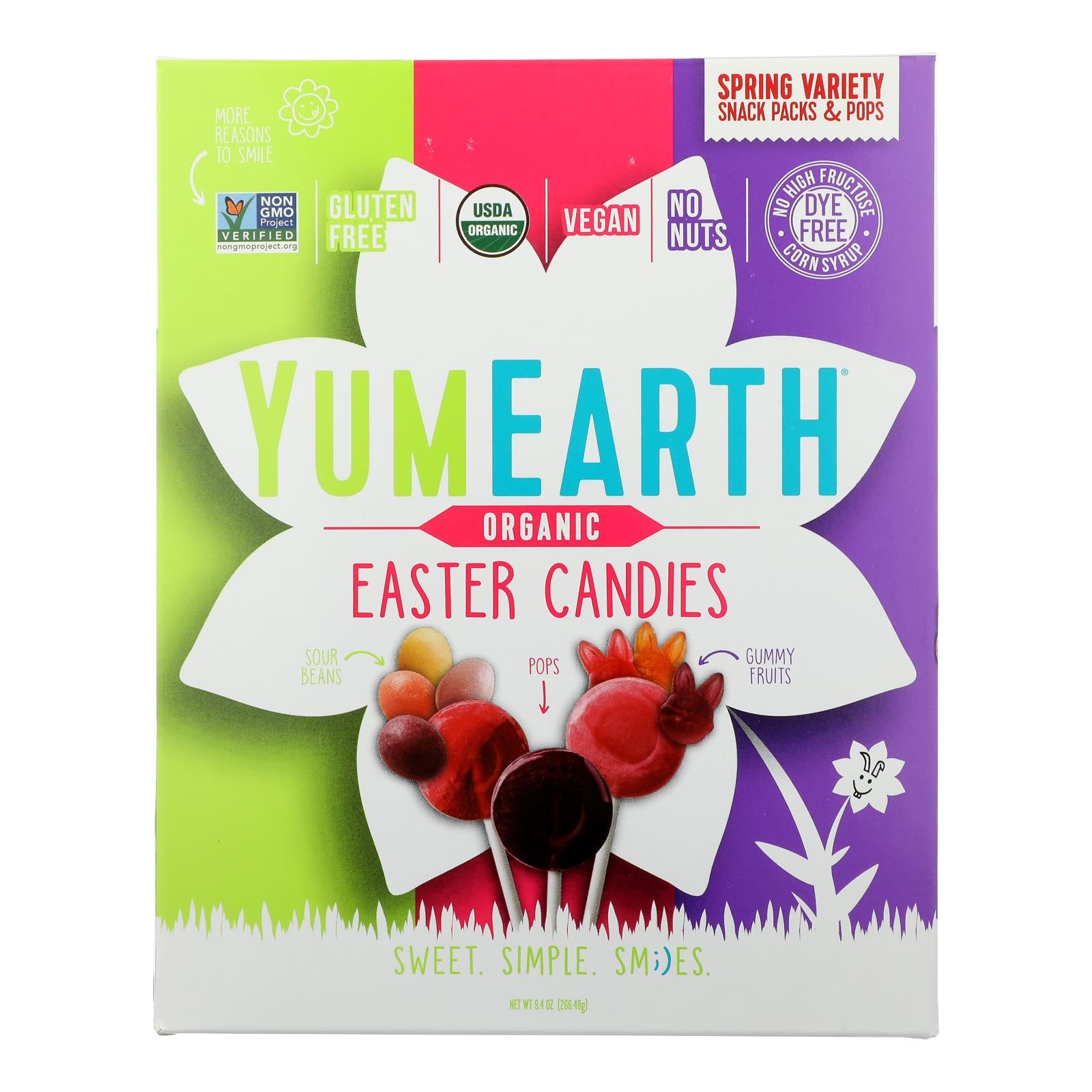 Yumearth - Candy Variety Easter - Case of 6 - 9.40 OZ