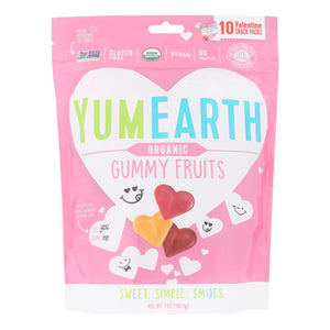 Yumearth Organics - Gummy Fruit Valentine - Case Of 18 - 7 Oz