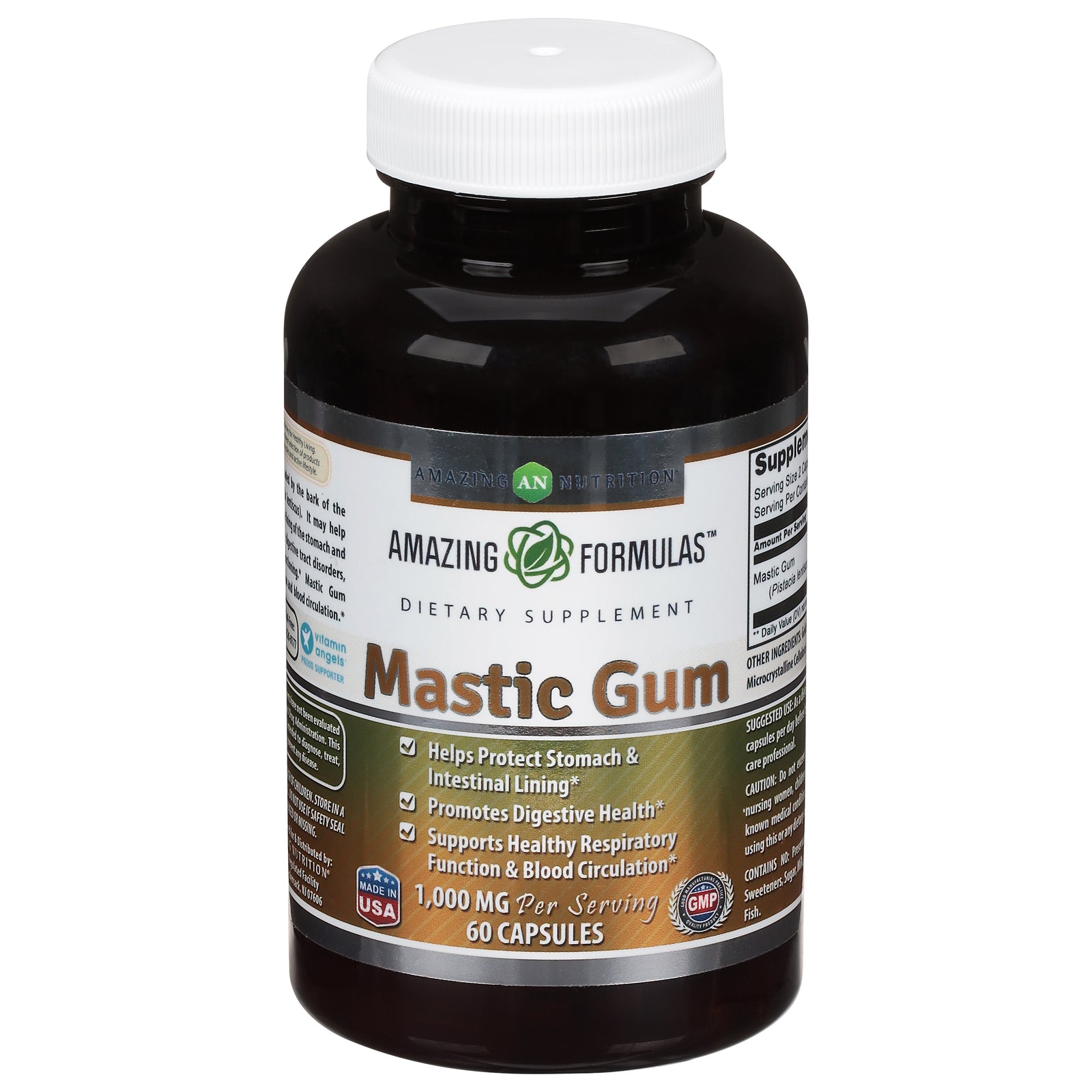 Amazing Formulas - Mastic Gum 1000 Mg Gluten Free - 1 Each 1-60 CT