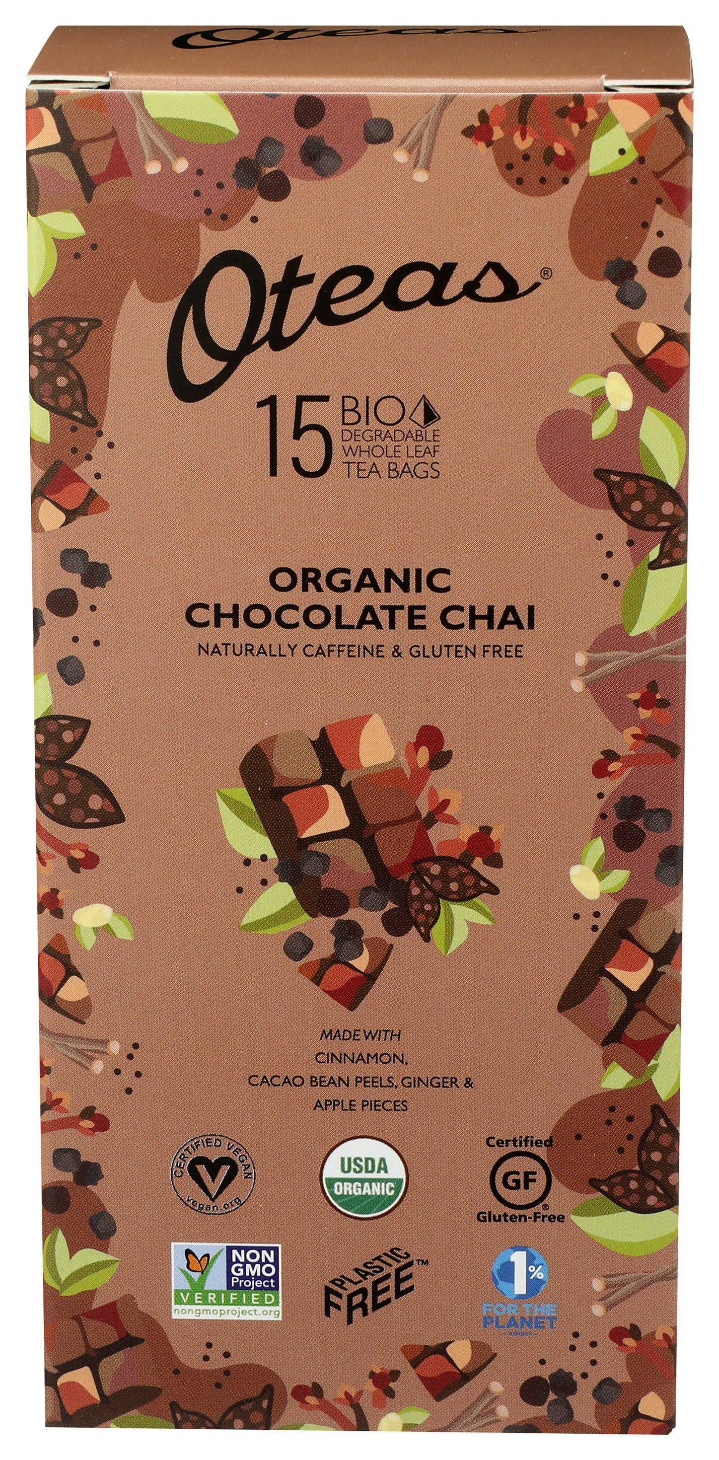 OTEAS ORGANIC CHOCOLATE CHAI - Case of 6