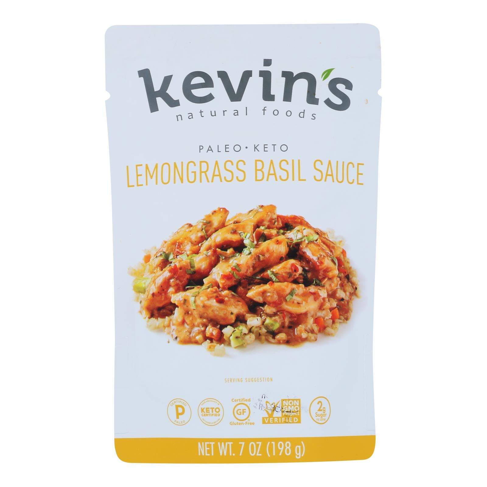 Kevin's Natural Foods - Sauce Lemongrass Basil - Case of 12-7 OZ