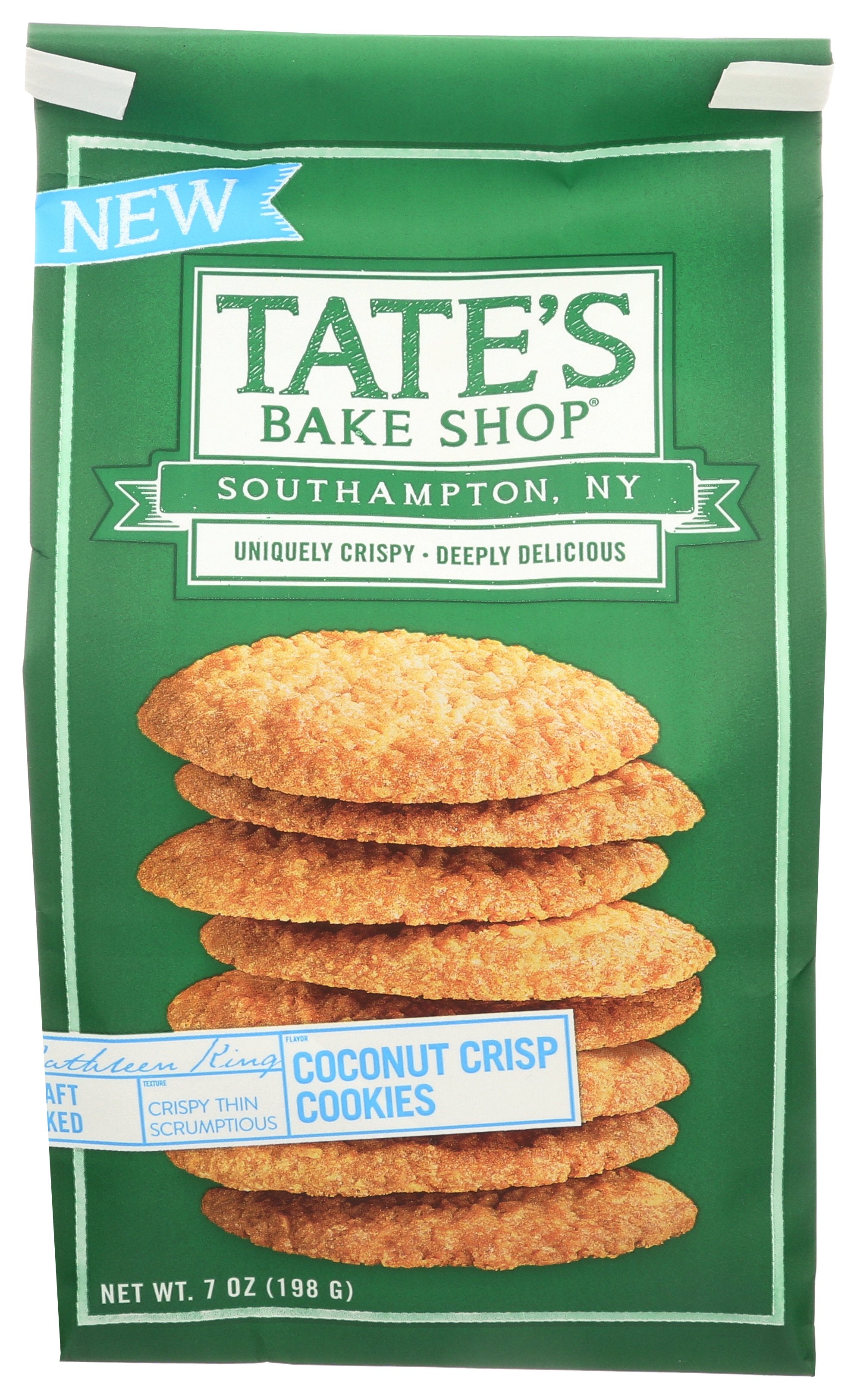 TATES COOKIES COCONUT CRISP - Case of 6