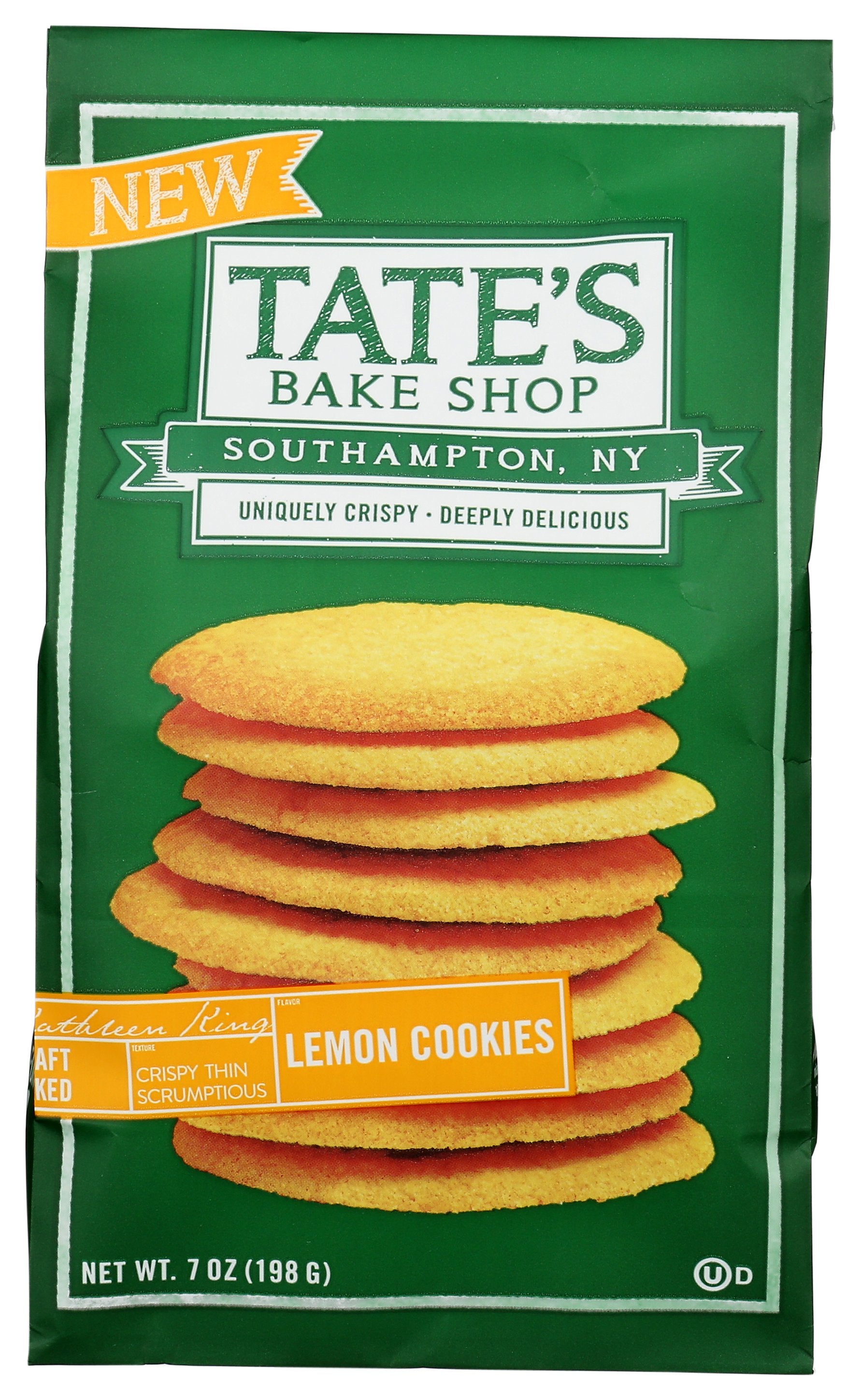 TATES COOKIES LEMON - Case of 6 [COOKIES - 7 OZ]