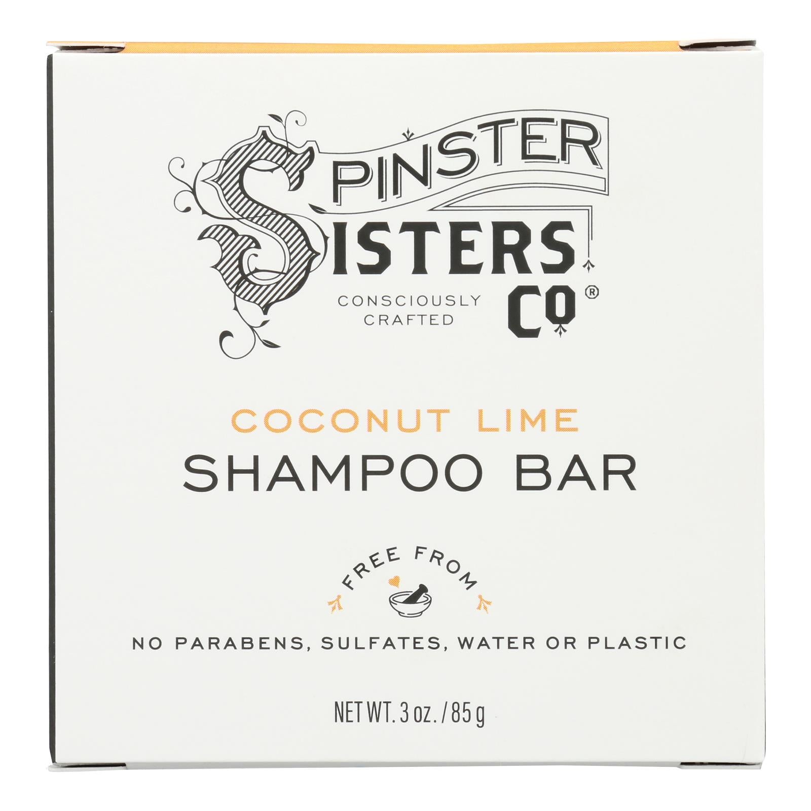 Spinster Sisters Company - Shampoo Bar Coconut Lime - 1 Each-3 ounces