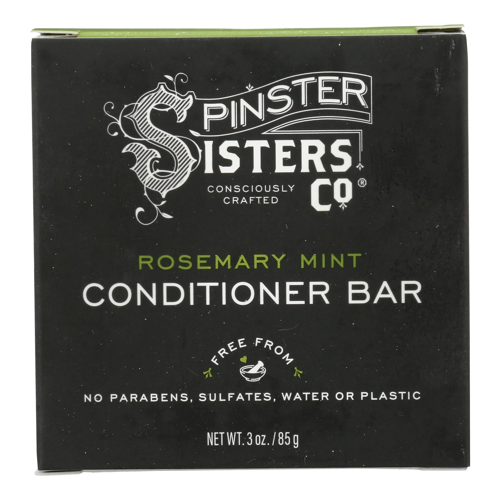 Spinster Sisters Company - Conditioner Bar Rosemary Mint - 1 Each-3 ounces