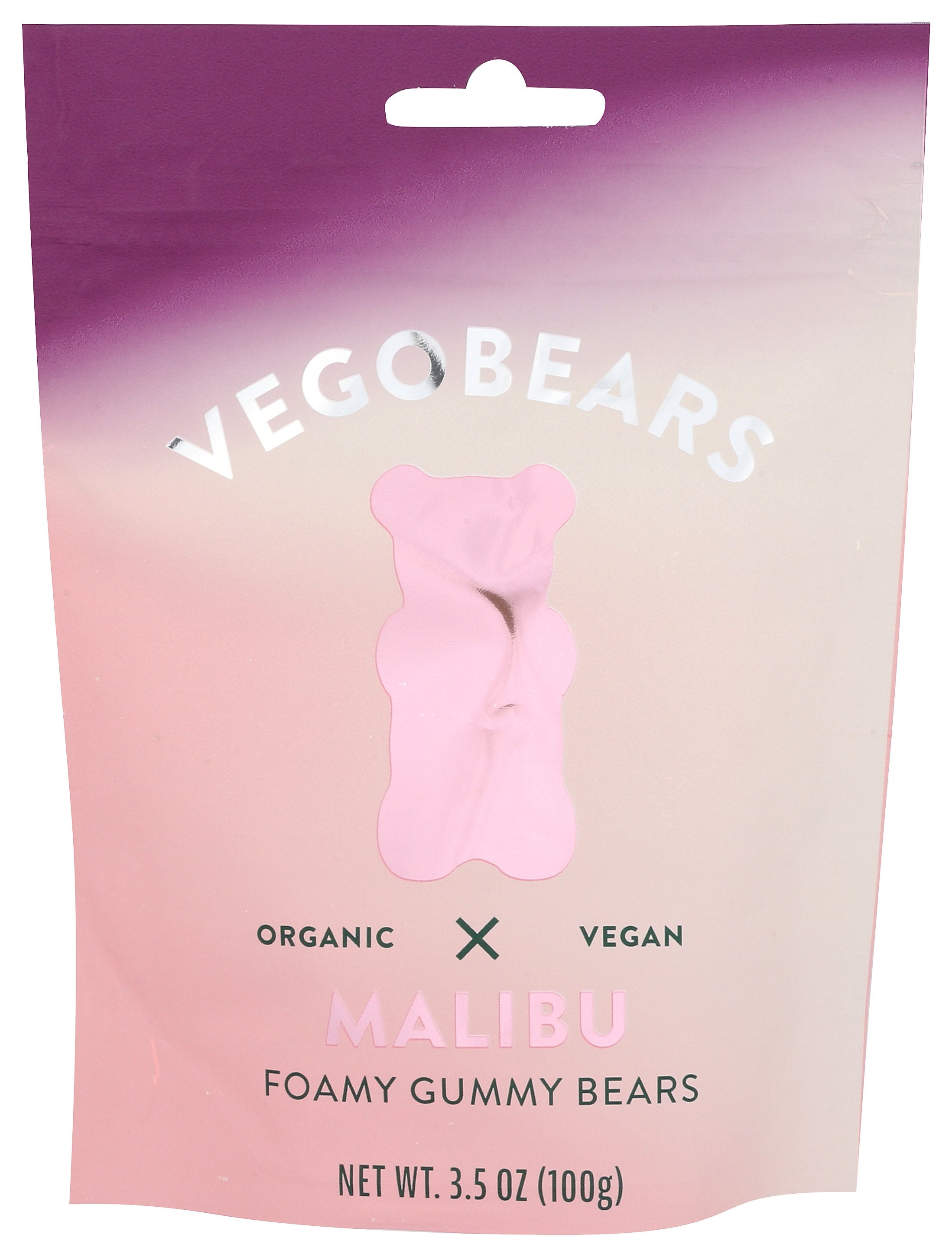 VEGOBEARS GUMMY BEAR CHERRY RASPBRY - Case of 10