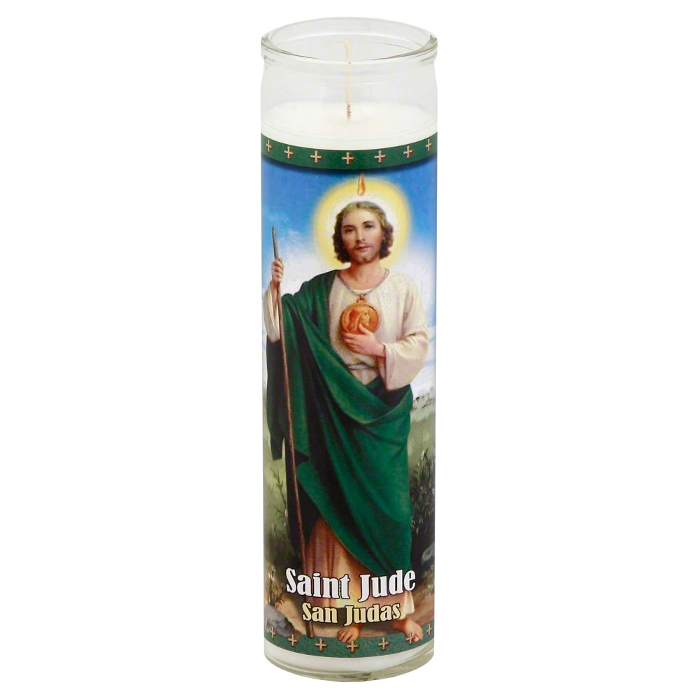 St Jude Candle White - Case of 12