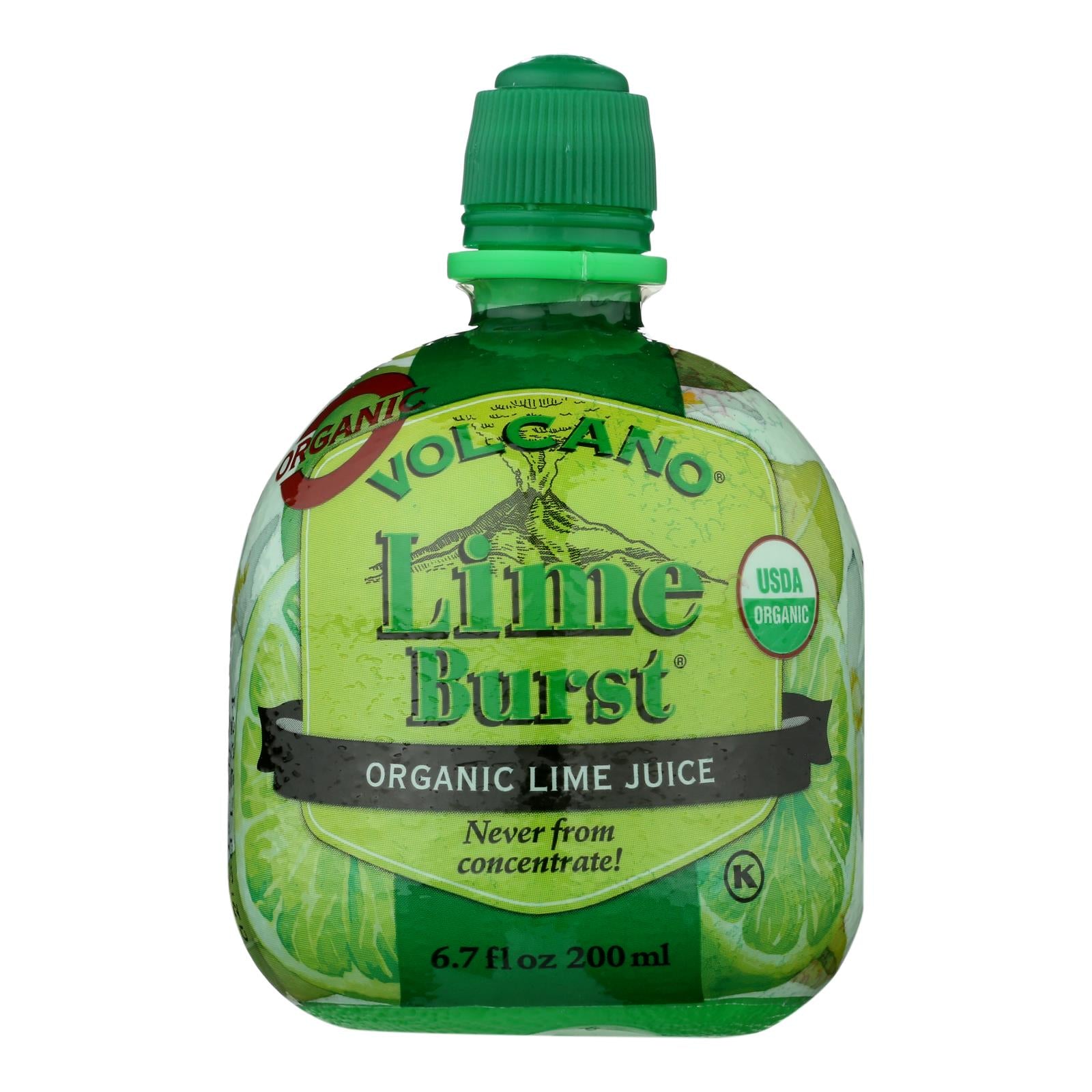 Volcano Lime Burst Juice  - Case Of 12 - 6.7 Fz