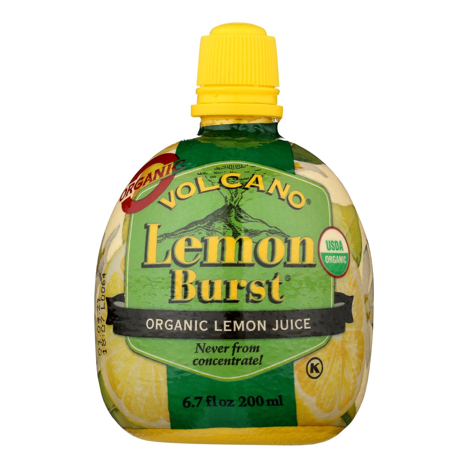 Volcano Lemon Burst Juice  - Case Of 12 - 6.7 Oz