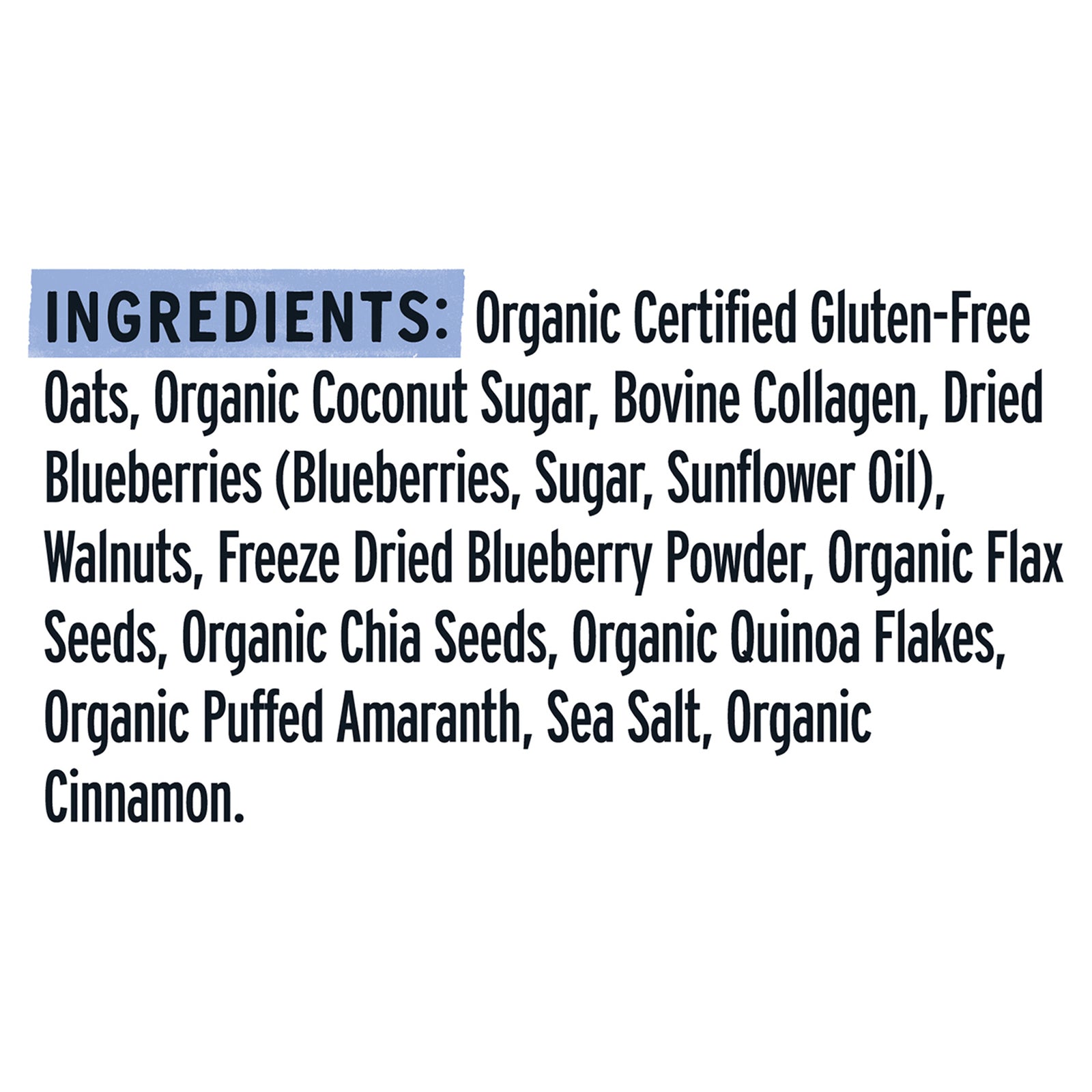 Purely Elizabeth - Oat Pouch Clgn Bbry Wlnt - Case Of 6-8 Oz