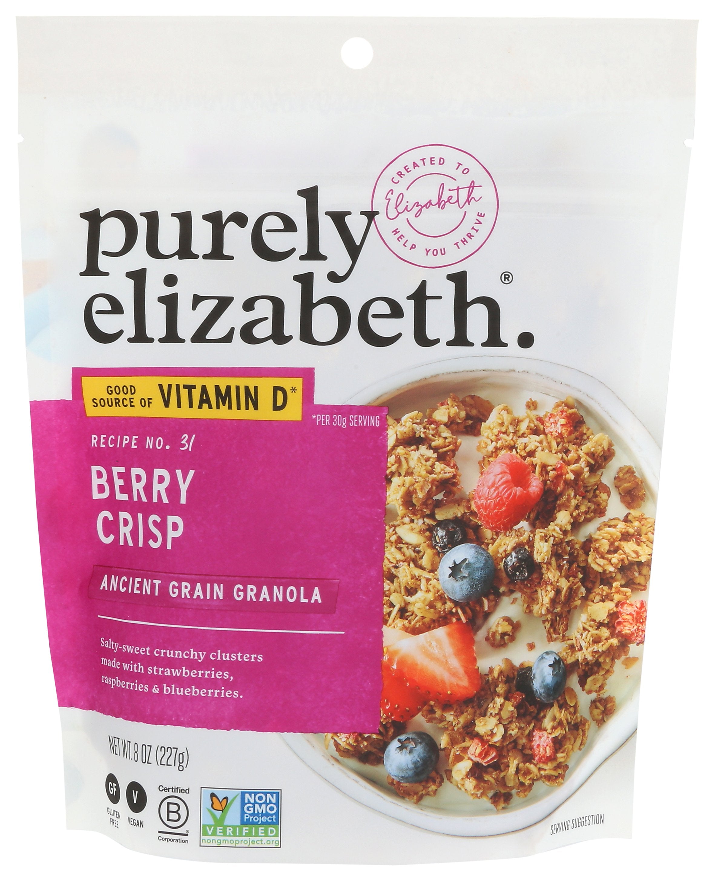 PURELY ELIZABETH GRNLA ANCNT GRN BRRY CRS - Case of 6