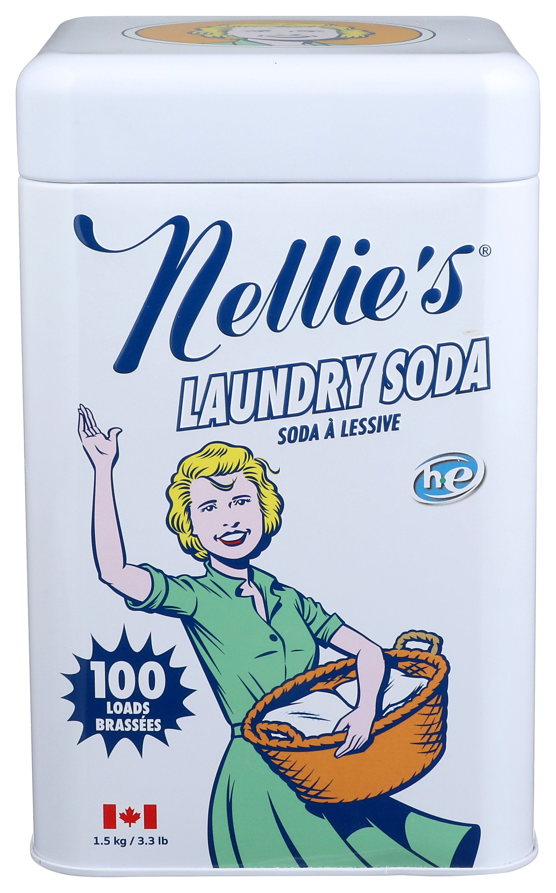NELLIES ALL NATURAL LAUNDRY DTRGNT 100 LOAD - Case of 6
