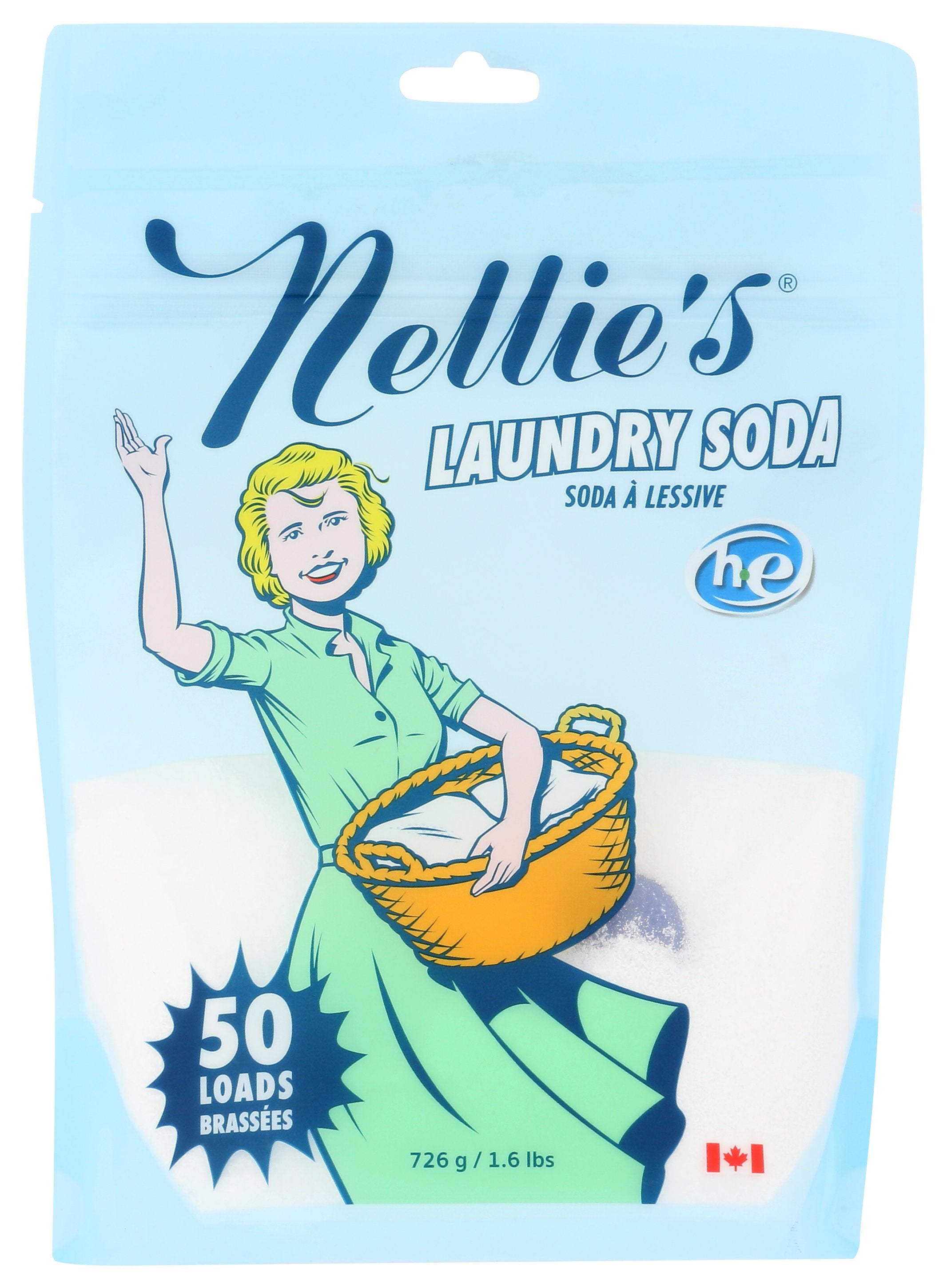 NELLIES ALL NATURAL LAUNDRY DTRGNT 50 LOAD - Case of 12