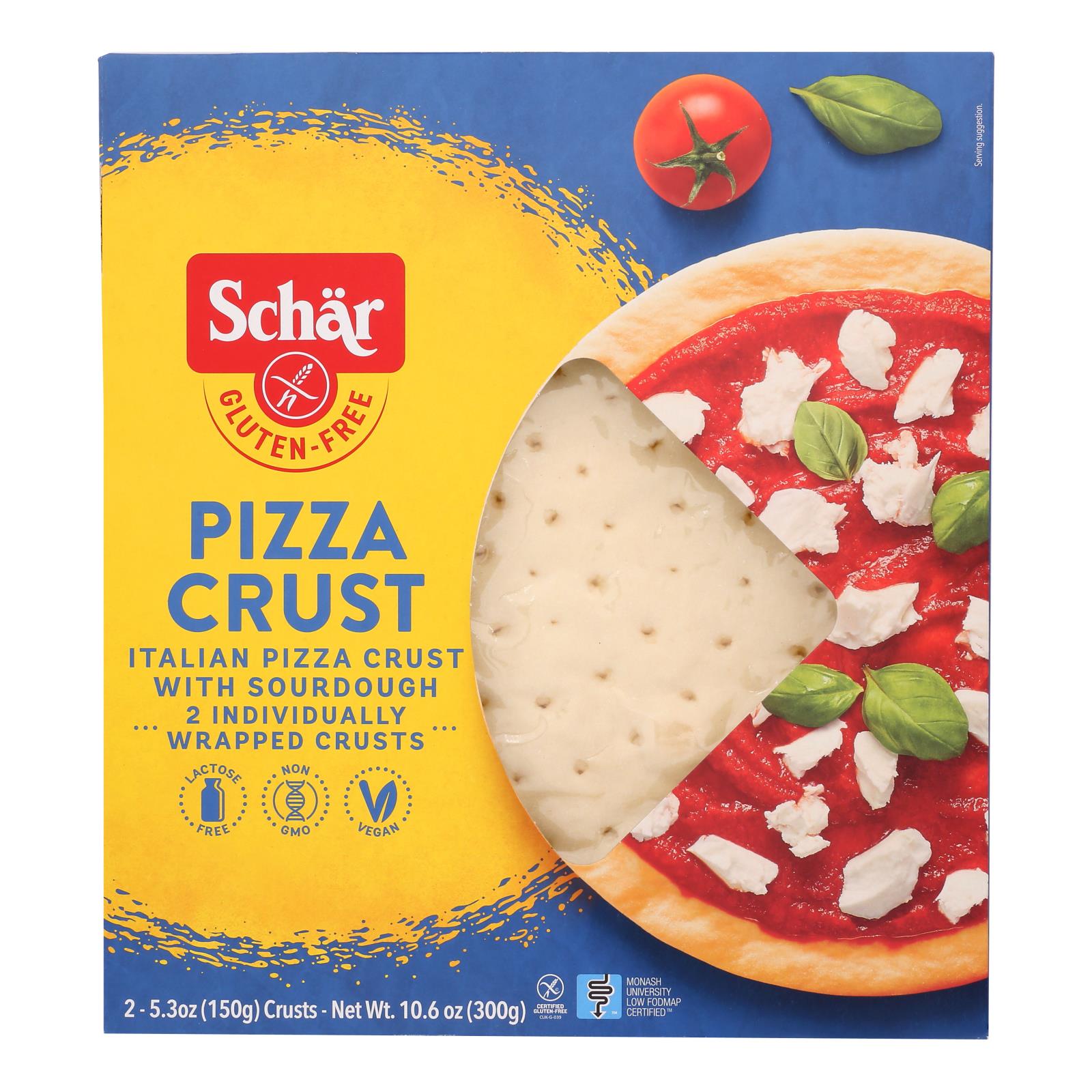 Schar Pizza Crust - Gluten Free - Case Of 4 - 10.6 Oz