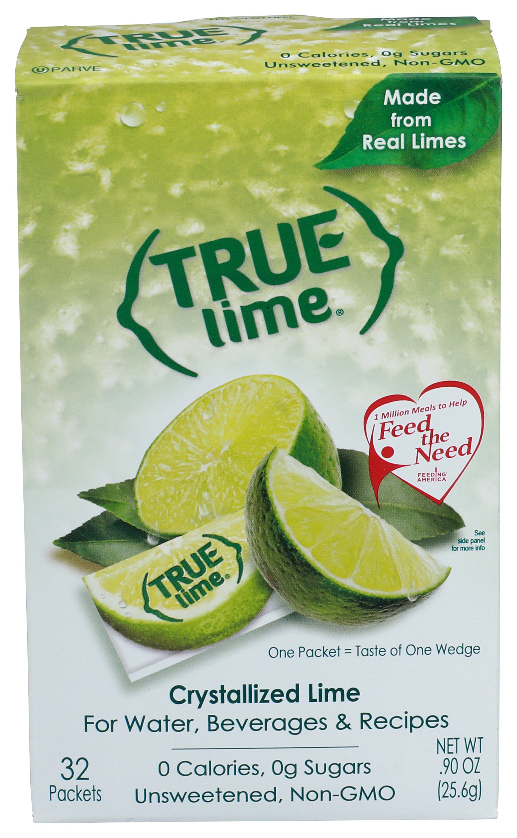 TRUE CITRUS LIME CRYSTLZD PCKT 32PC - Case of 12