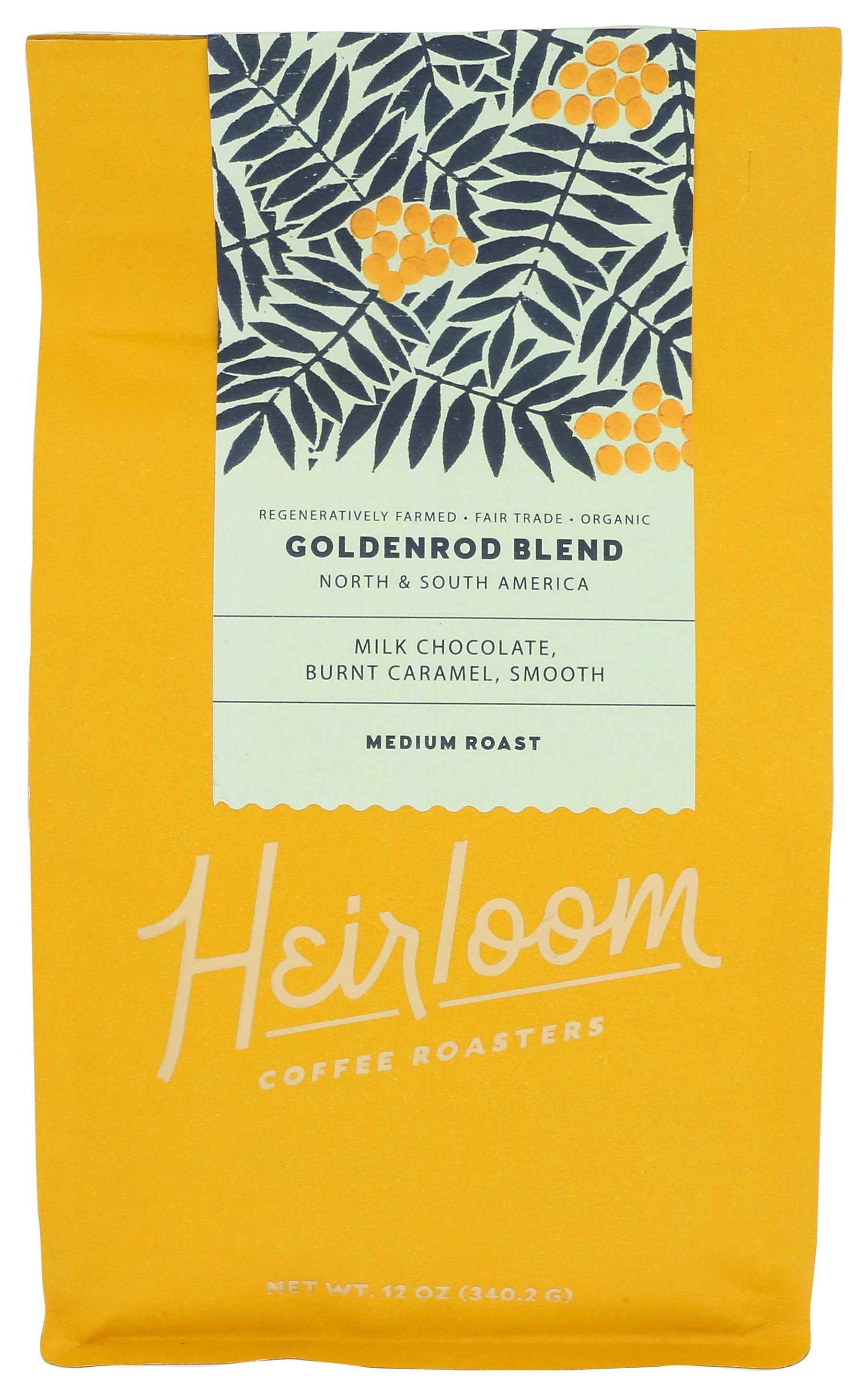 HEIRLOOM COFFEE GOLDENROD BLEND - Case of 6
