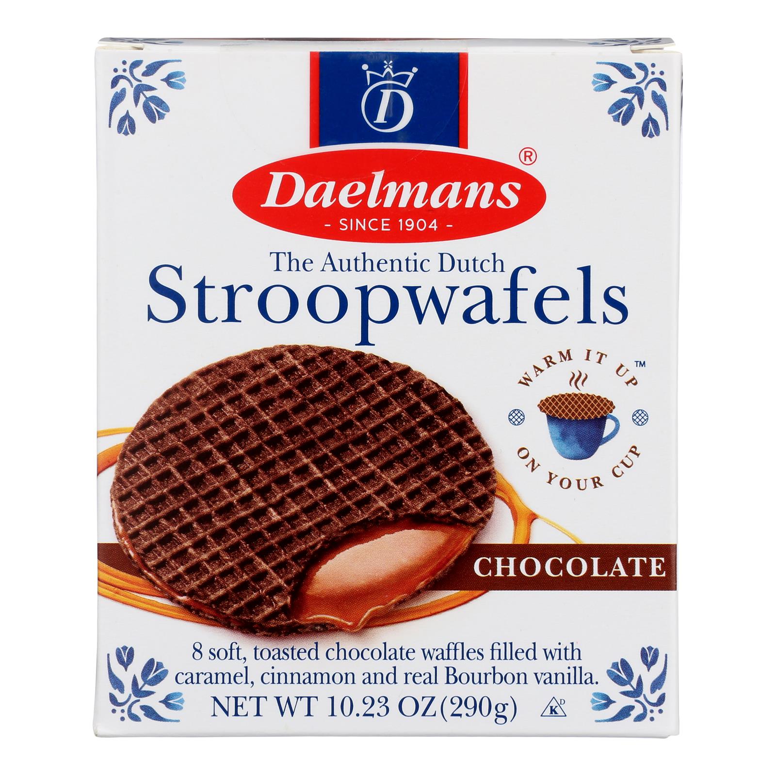 Daelmans - Stroopwafel - Chocolate Caramel Cube - Case of 8 - 10.23 oz.