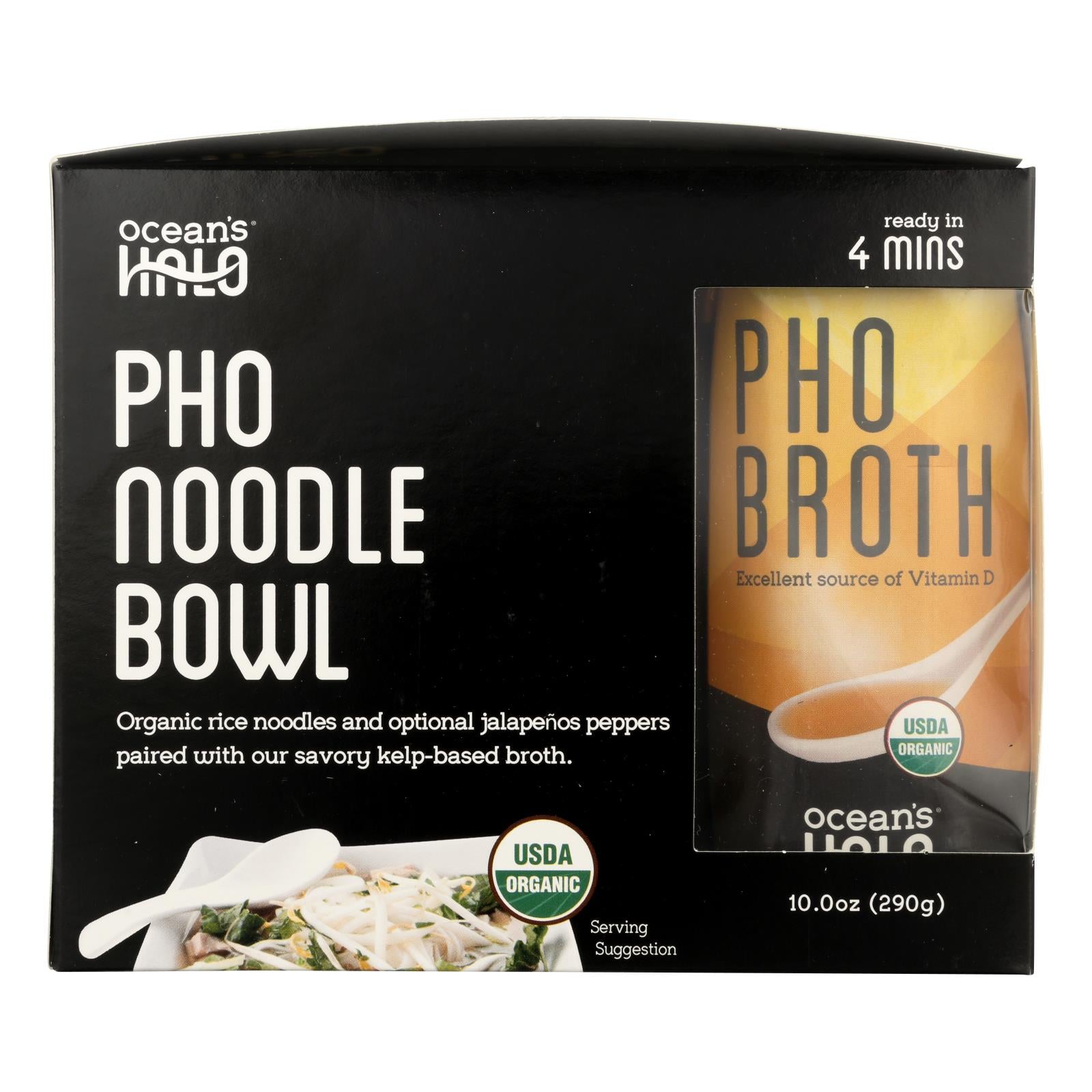 Ocean's Halo - Noodle Bowl Pho - Case of 6 - 10 OZ