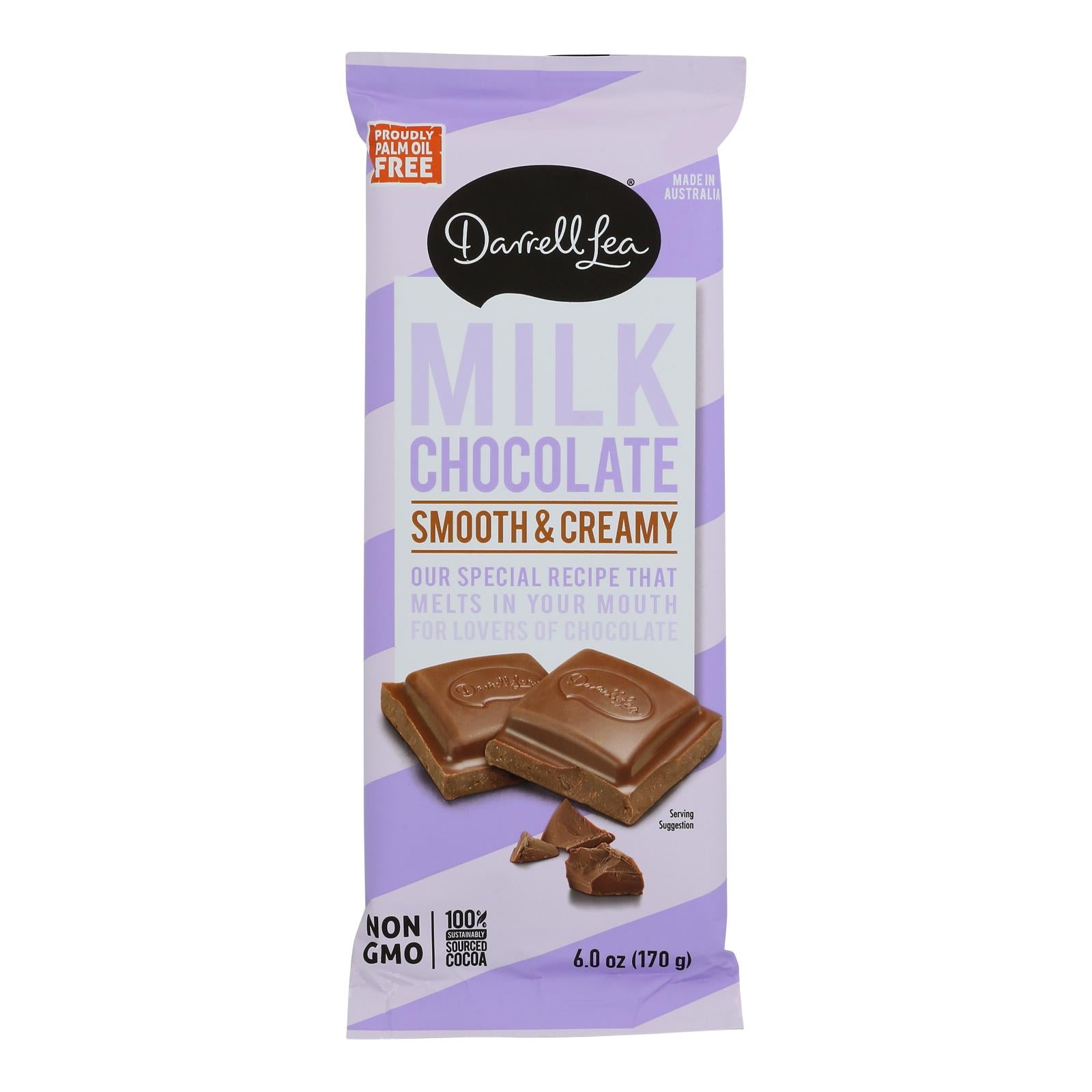 Darrell Lea - Bar Plain Milk Chocolate - Case of 15-6 ounces