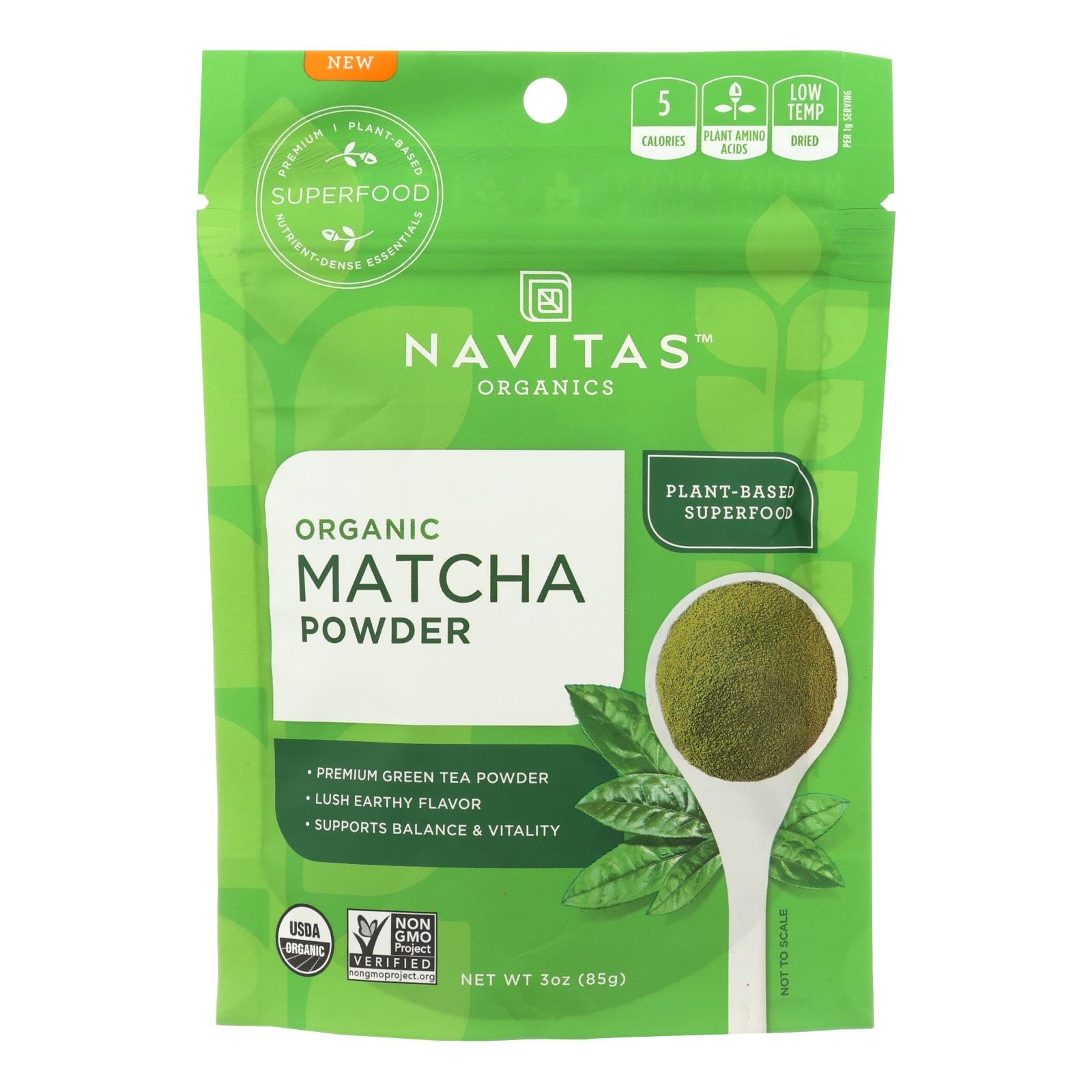 Navitas Organics Organic Matcha Powder  - Case Of 6 - 3 Oz