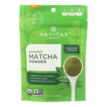 Load image into Gallery viewer, Navitas Organics Organic Matcha Powder  - Case Of 6 - 3 Oz