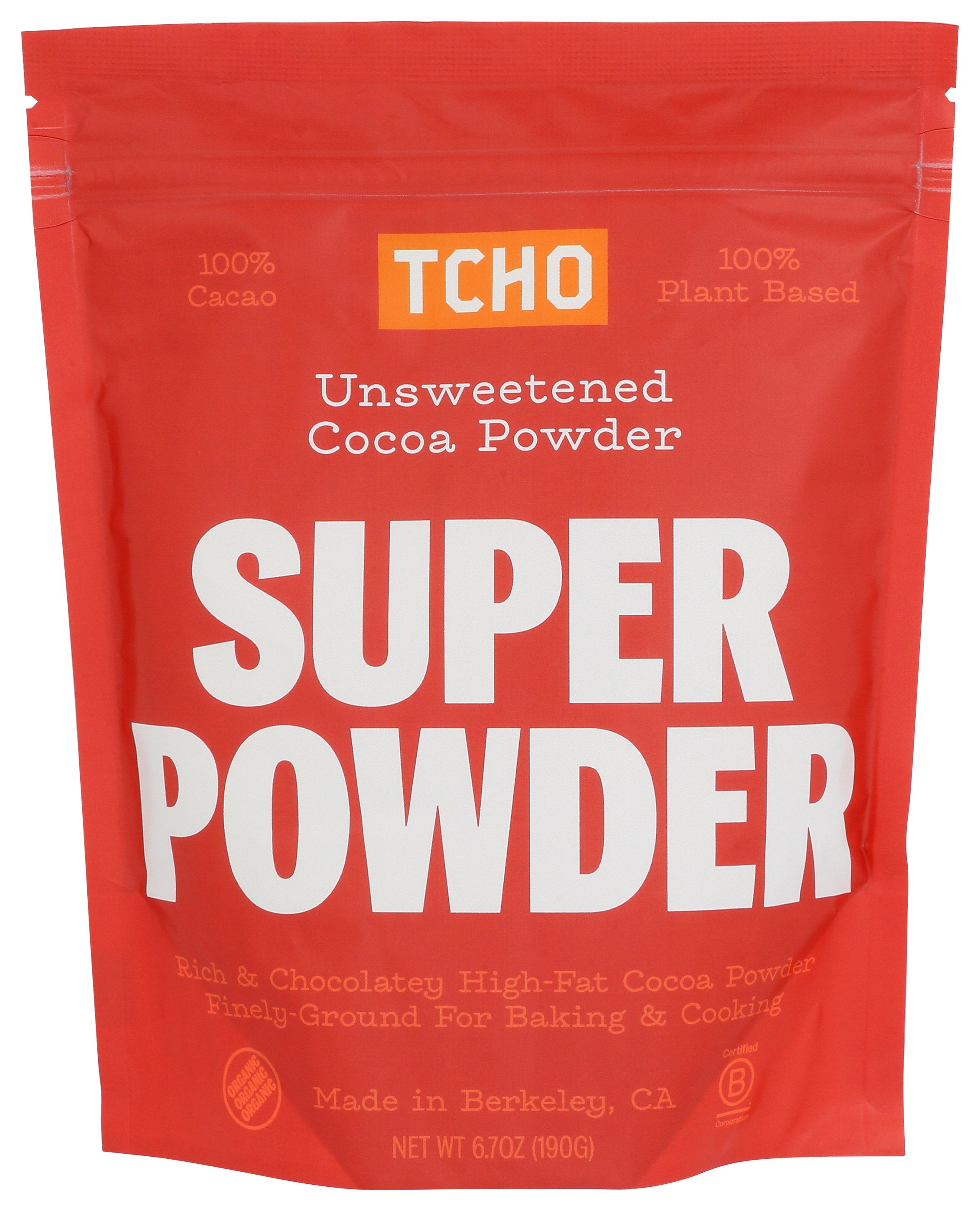 TCHO COCOA POWDR SUPR UNSWEET - Case of 6