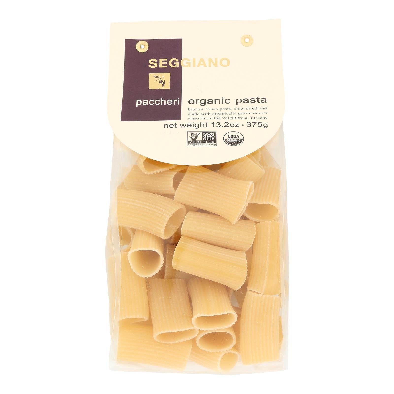 Seggiano - Pasta Organic Paccheri - Case of 6 - 13.2 Ounces