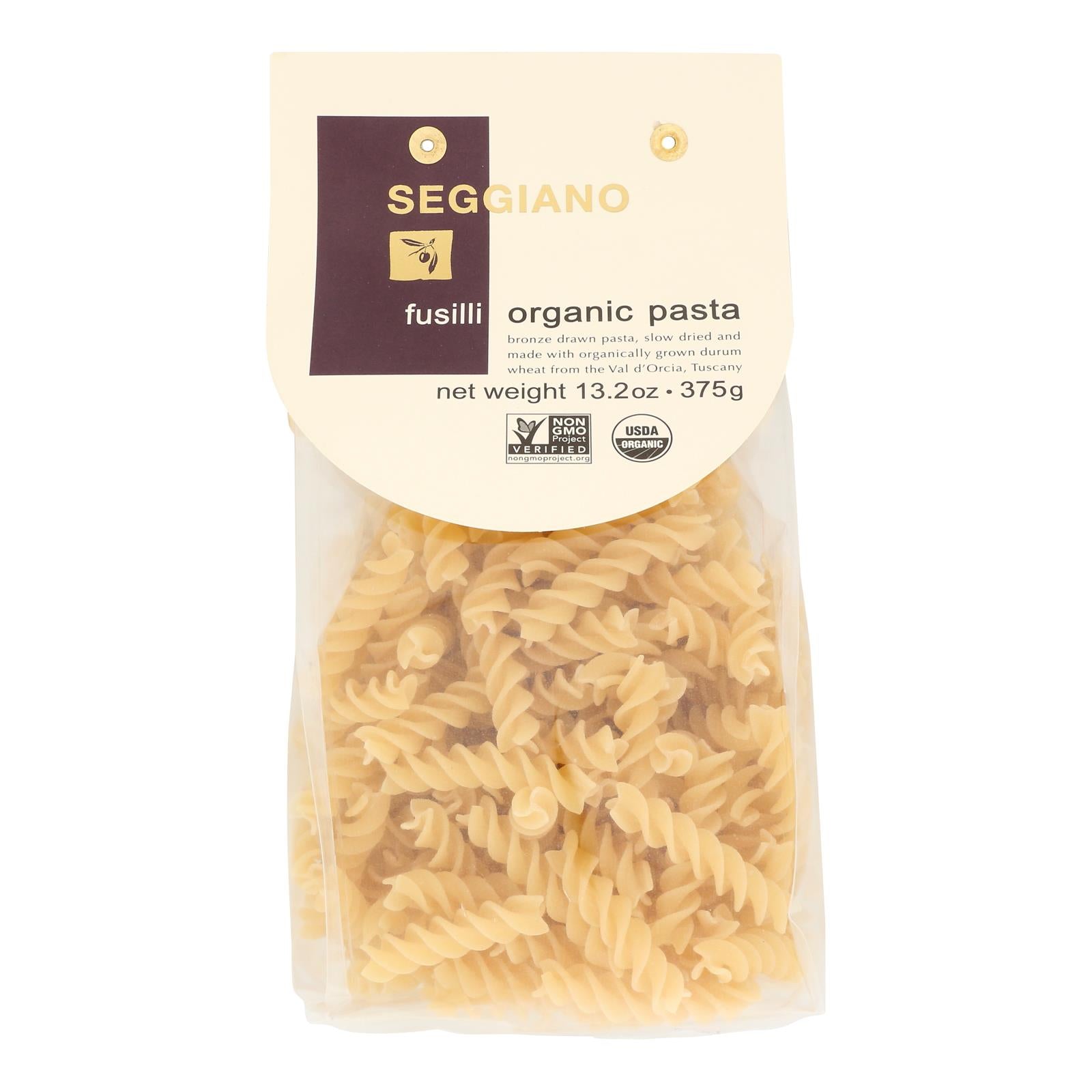 Seggiano - Pasta Organic Fusilli - Case of 6 - 13.2 Ounces