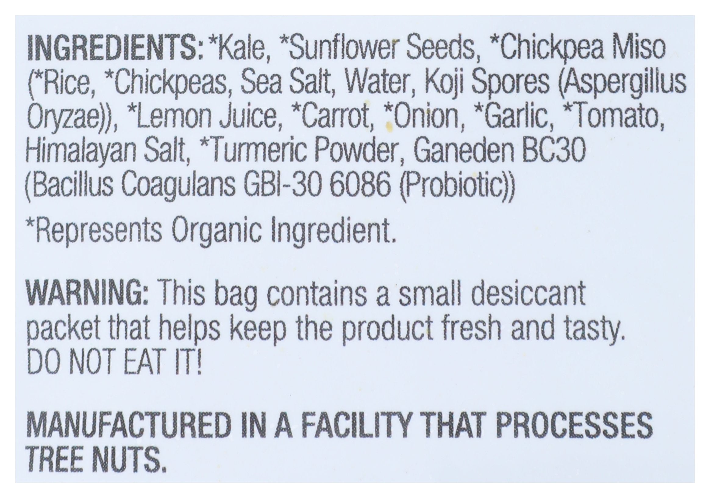 BRADS PLANT BASED KALE CRUNCHY W PRO ORG - Case of 12