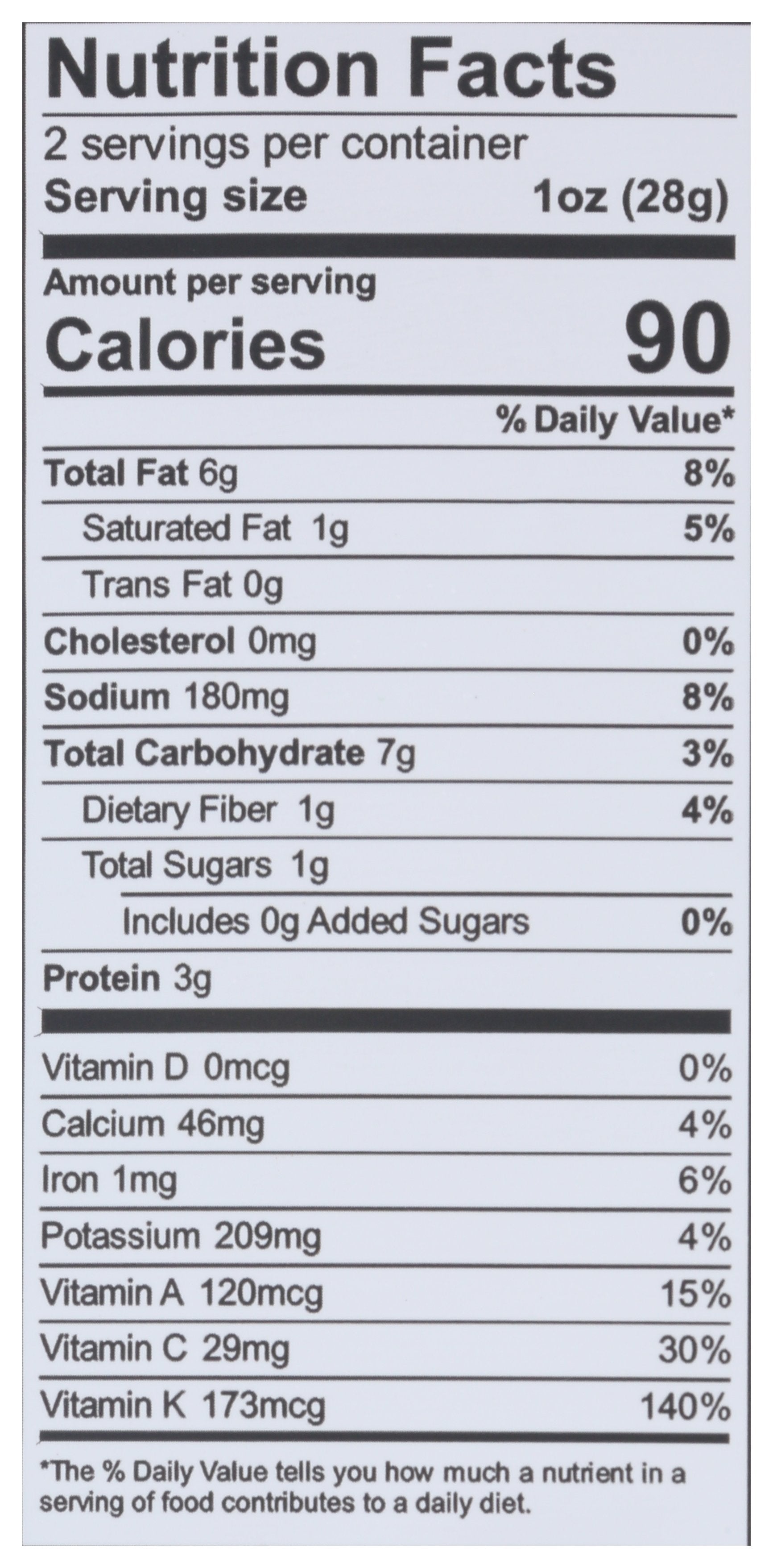 BRADS PLANT BASED KALE CRUNCHY RANCH W PRO - Case of 12