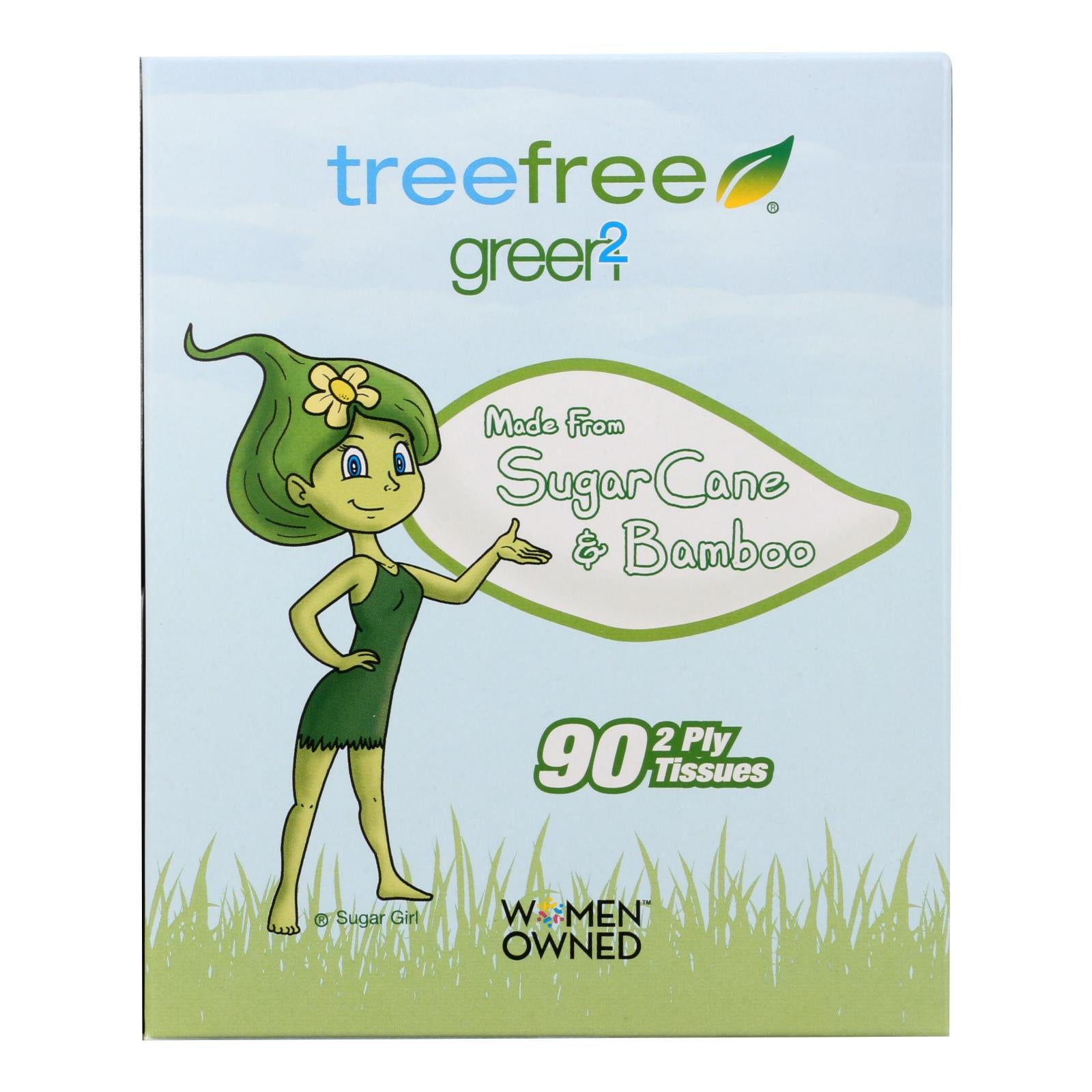 Green2 Facial Tissue - Case Of 30