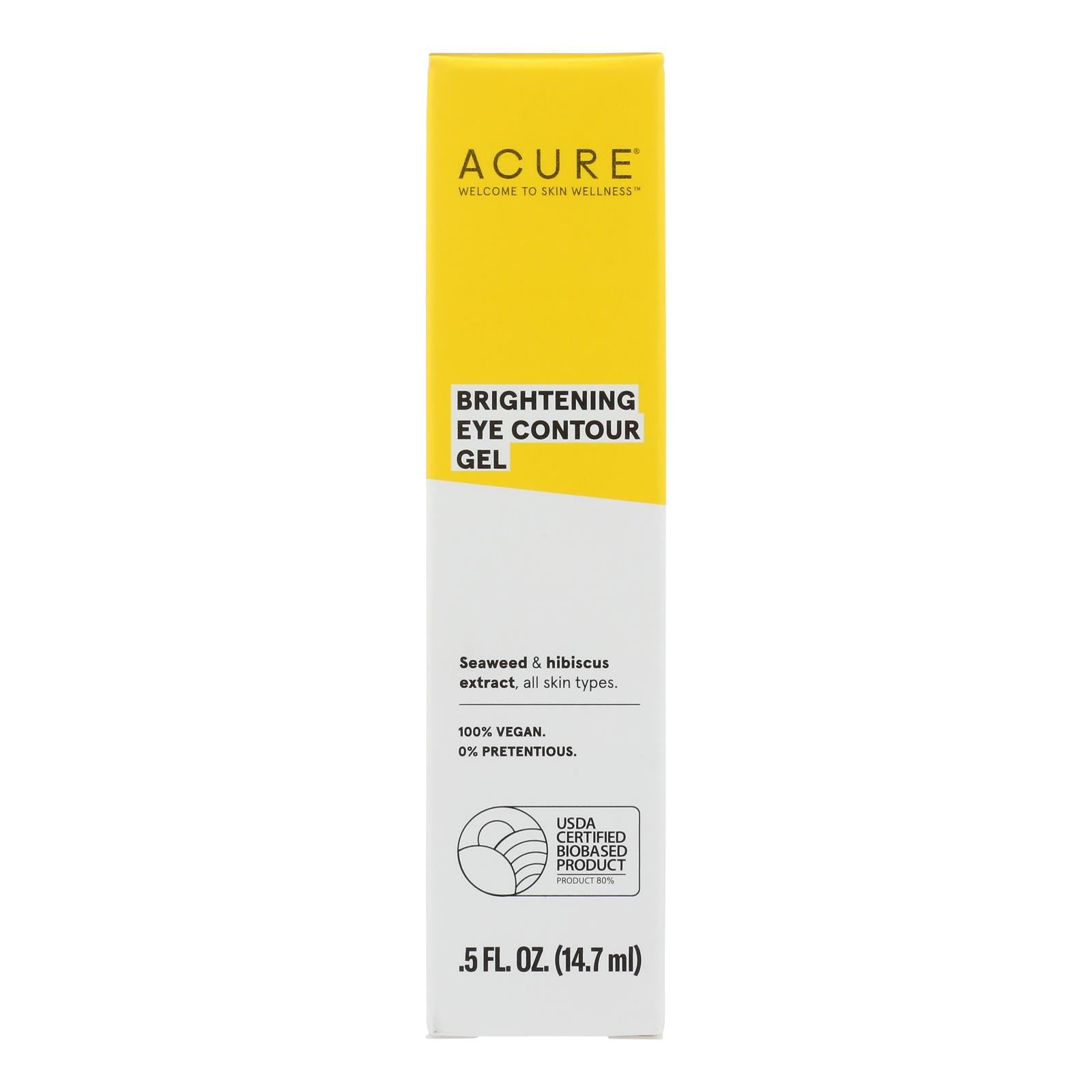 Acure - Gel - Eye Contour - .5 Fl Oz