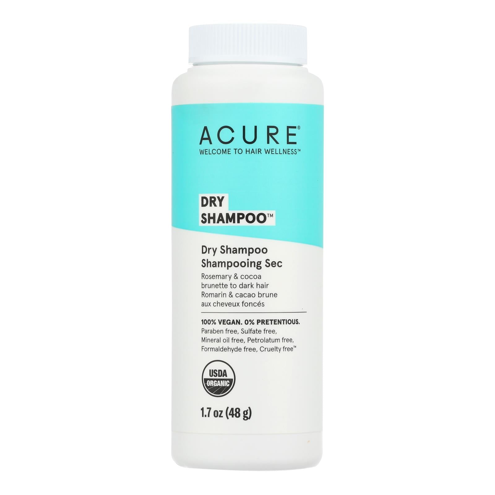 Acure - Shampoo - Organic - Dry - Brnt - Dark - 1.7 Oz