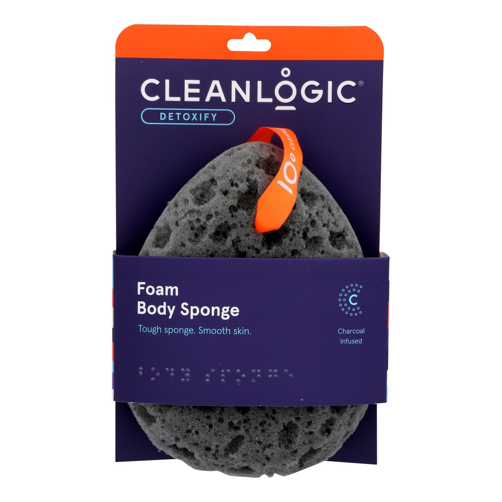 Cleanlogic - Sea Sponge Charcoal Foam - 1 Ct