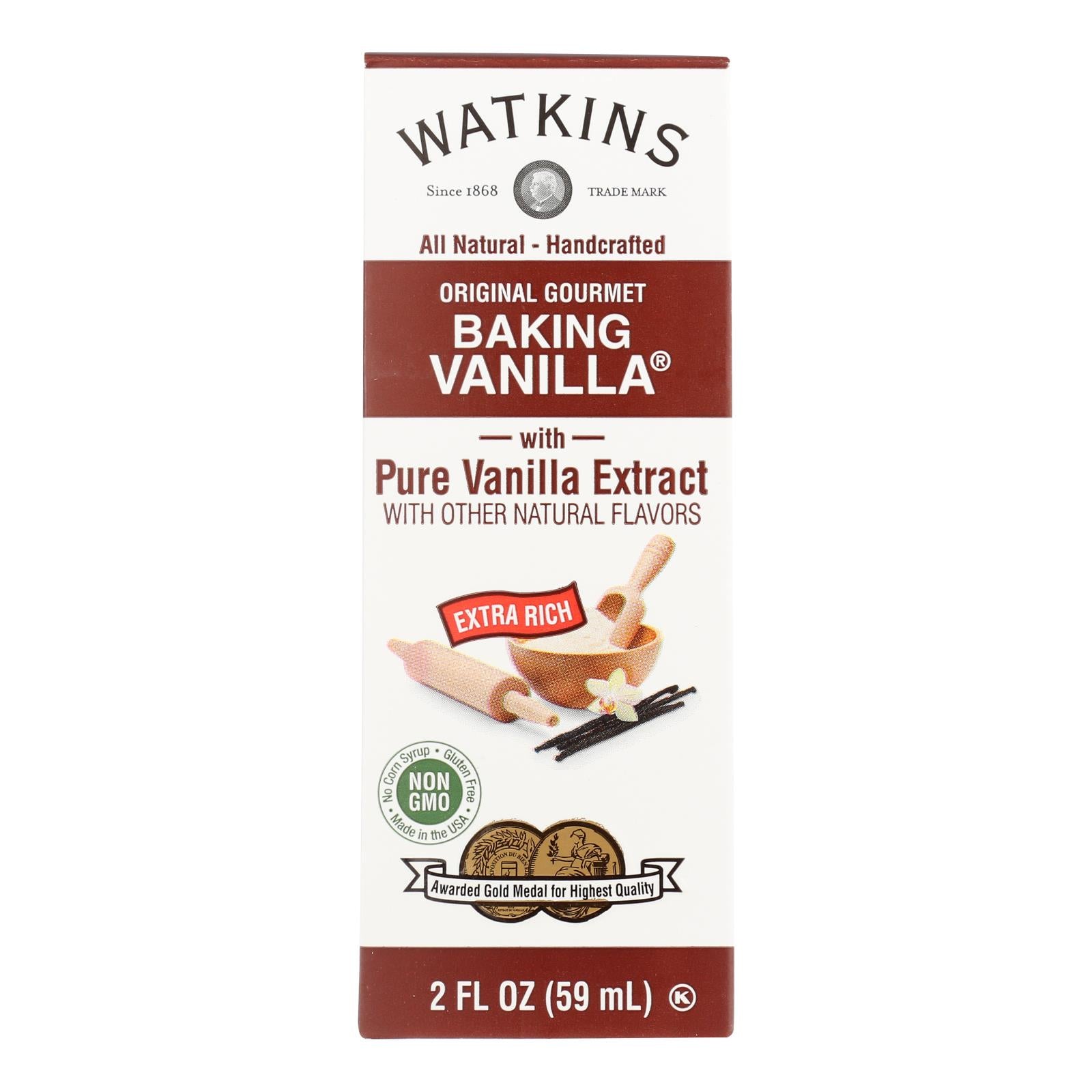Watkins - Vanilla Dbl Strength - Cs Of 12-2 Fz