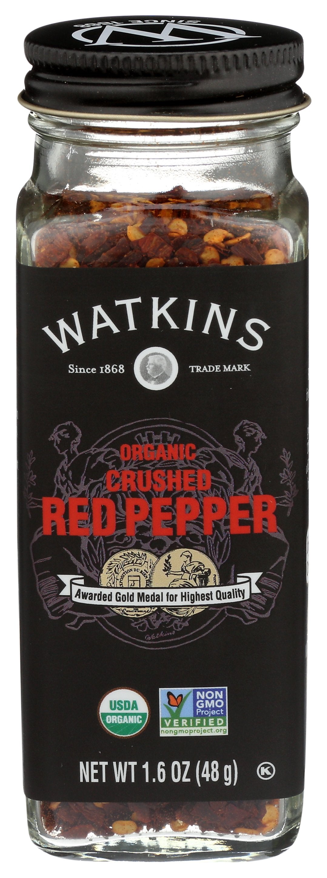 WATKINS SSNNG RED PEPPER CRSH ORG - Case of 6