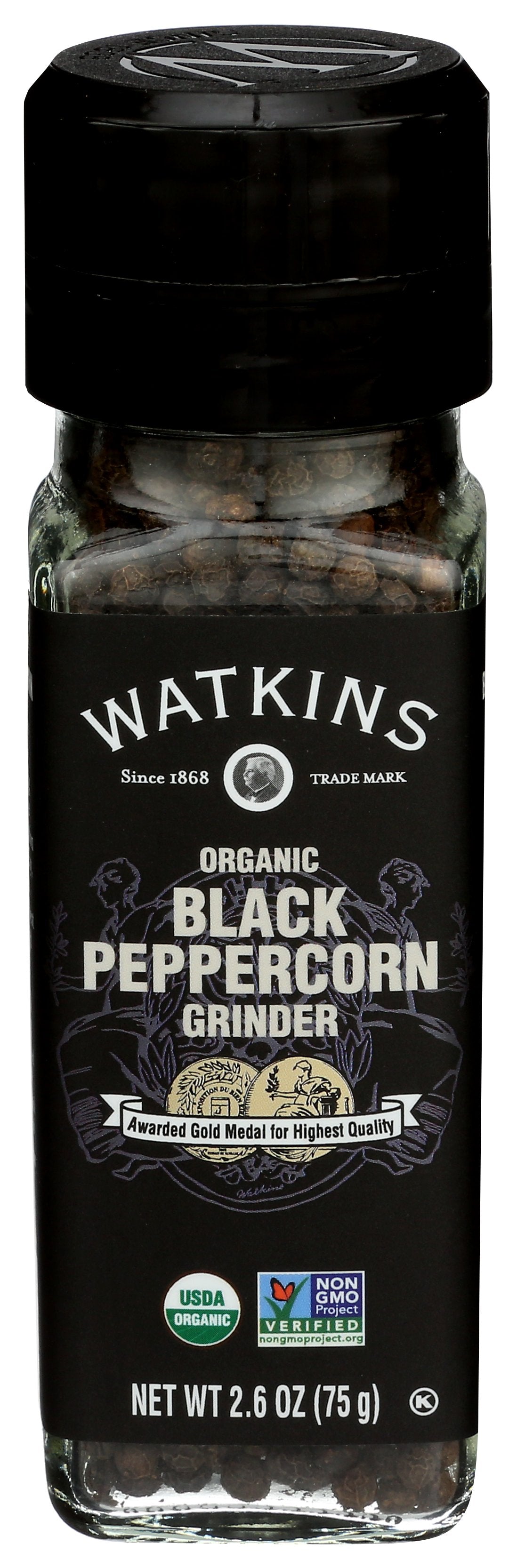 WATKINS PEPPERCORN BLK GRINDR ORG - Case of 3