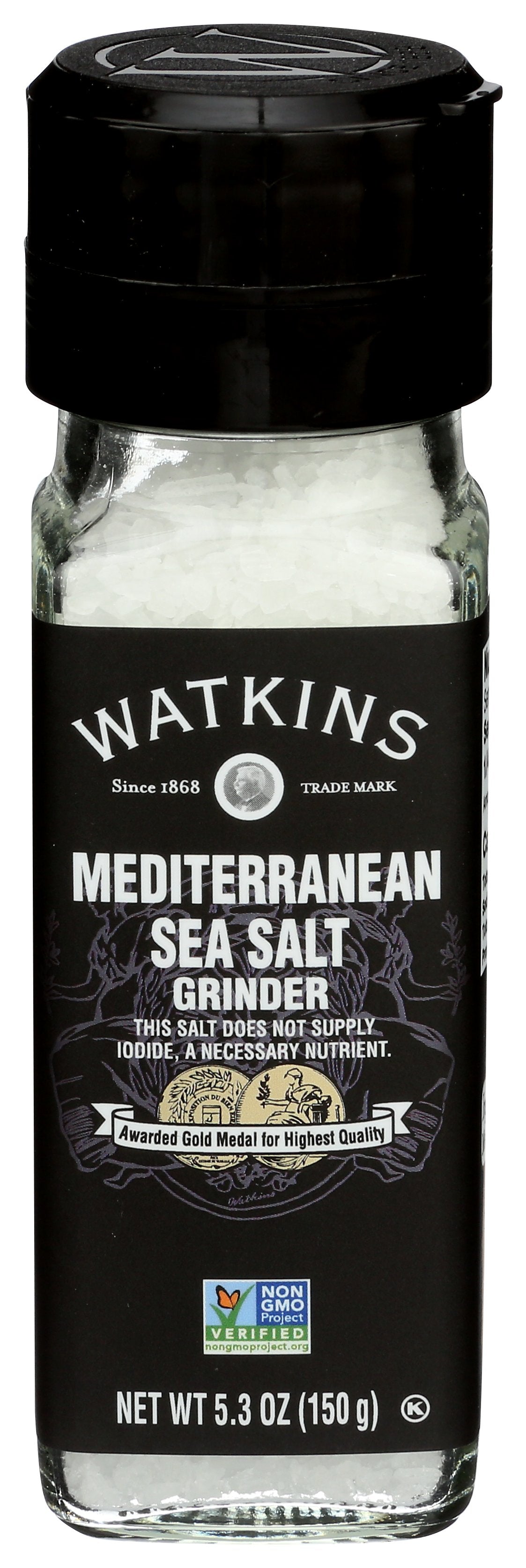 WATKINS SEA SALT MEDITRN GRINDER - Case of 3