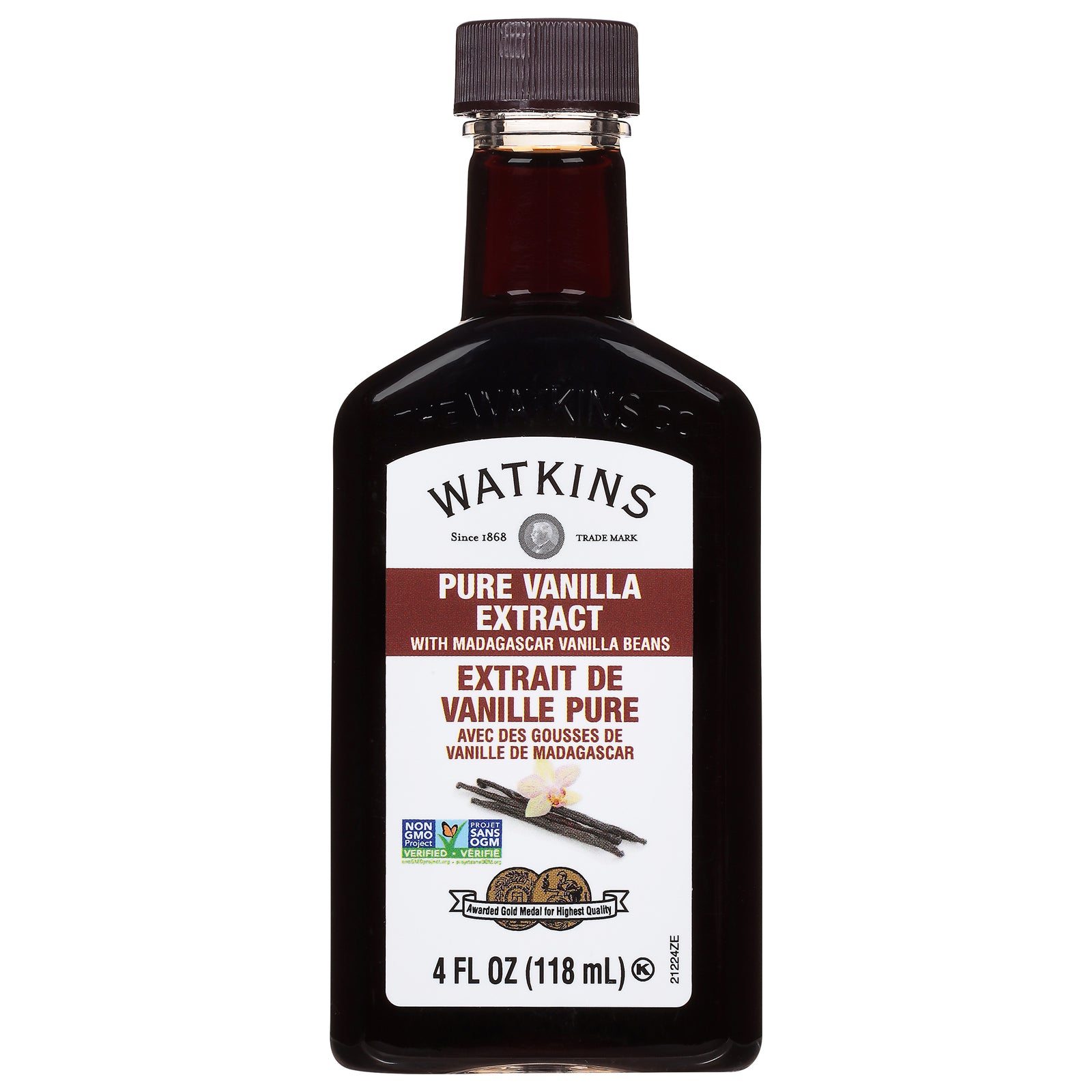 Watkins - Extract Vanilla Pure - Case of 3-4 OZ