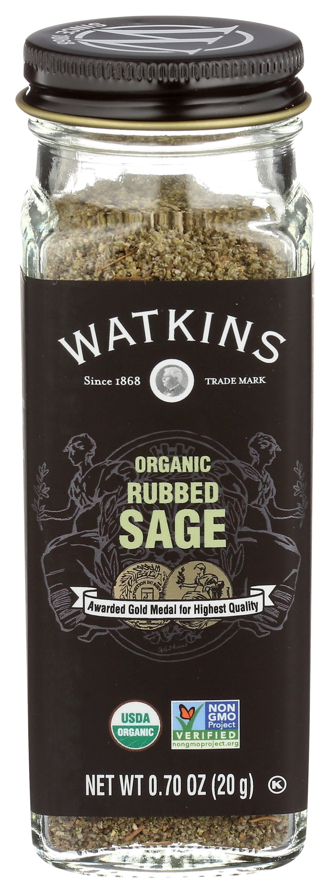 WATKINS SEASONING SGE RUBBED ORG - Case of 6