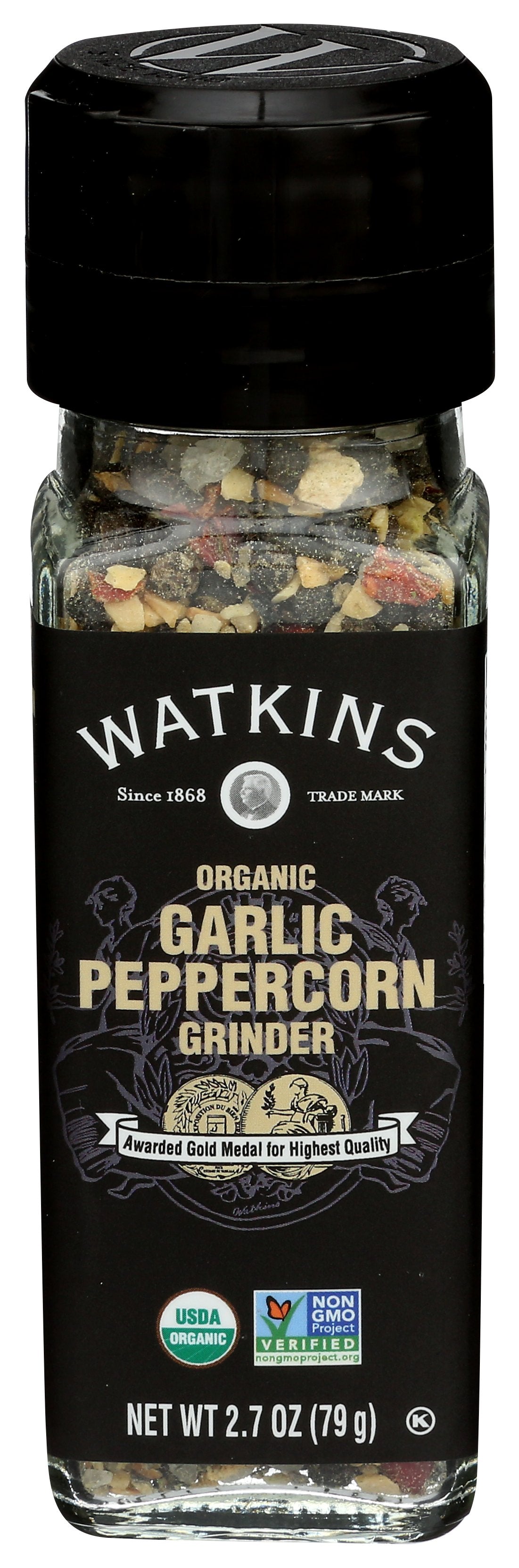 WATKINS PEPPERCORN GARLIC ORG - Case of 3