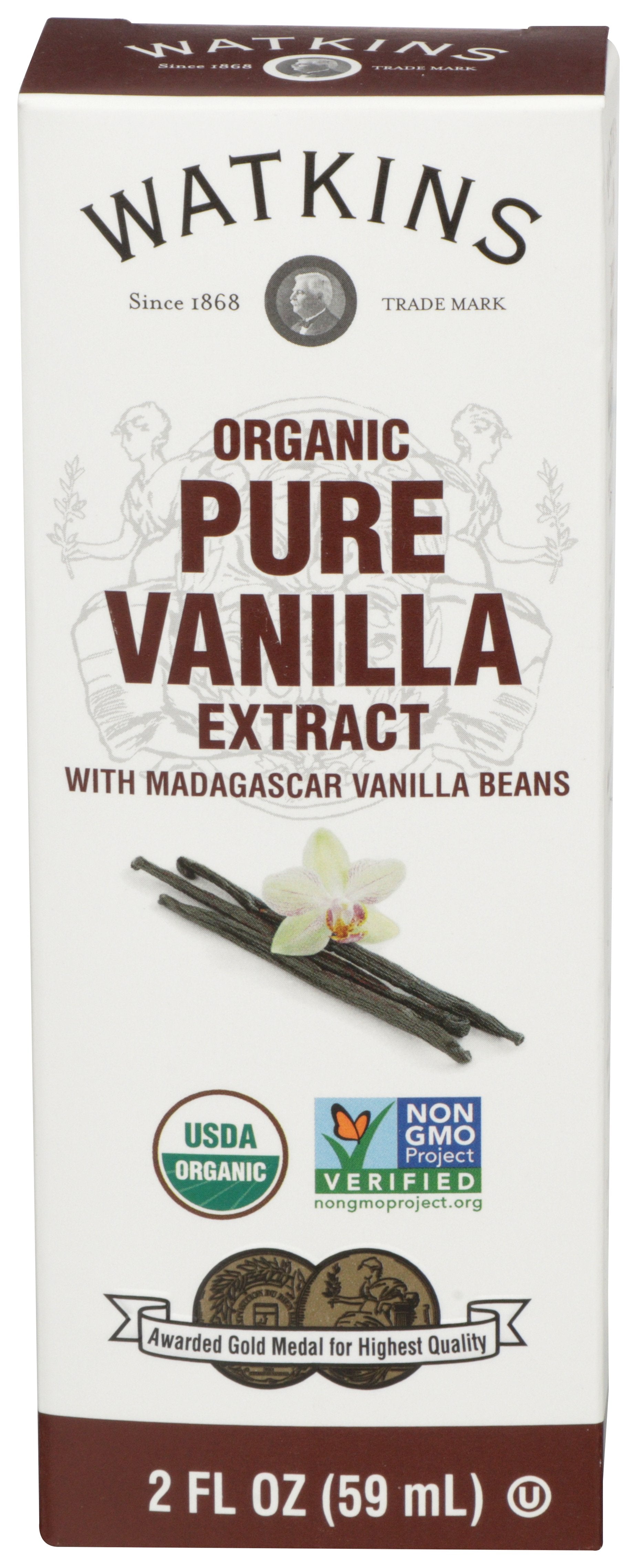 WATKINS EXTRACT PURE VANILLA ORG - Case of 12