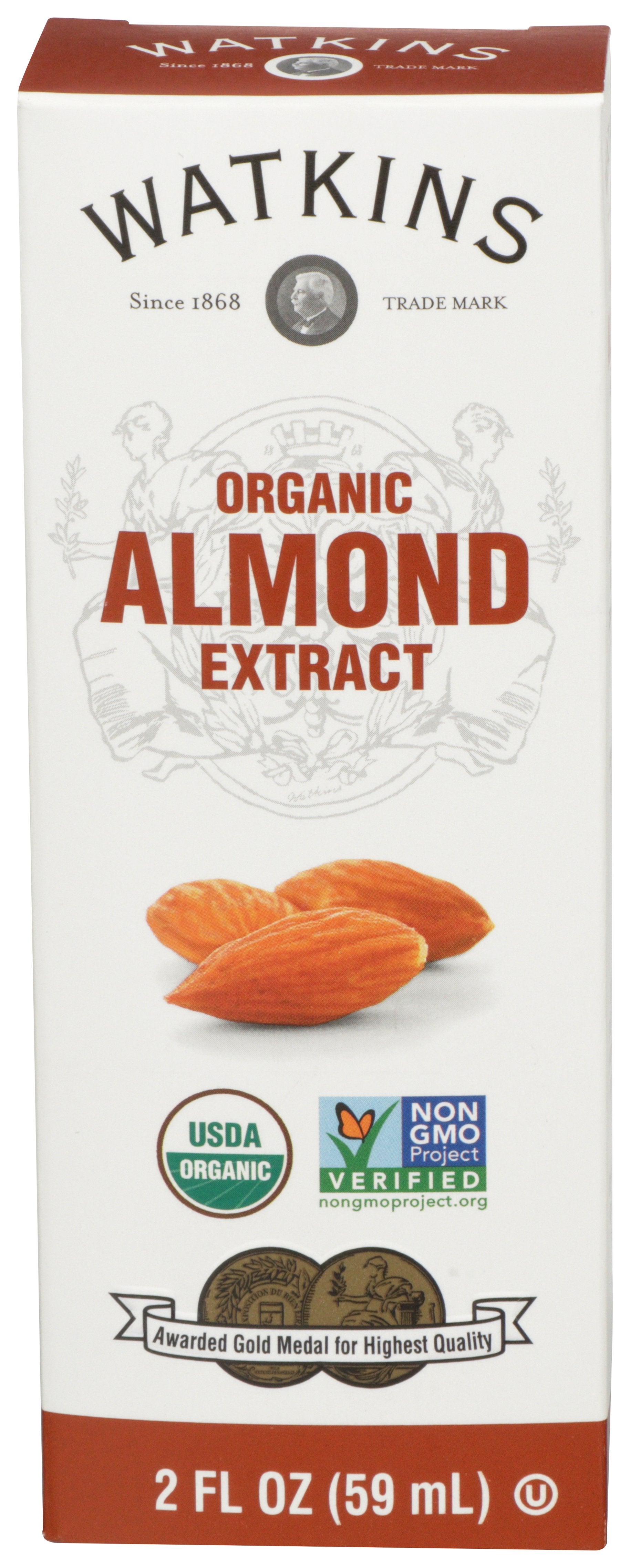 WATKINS EXTRACT ALMOND ORG - Case of 12