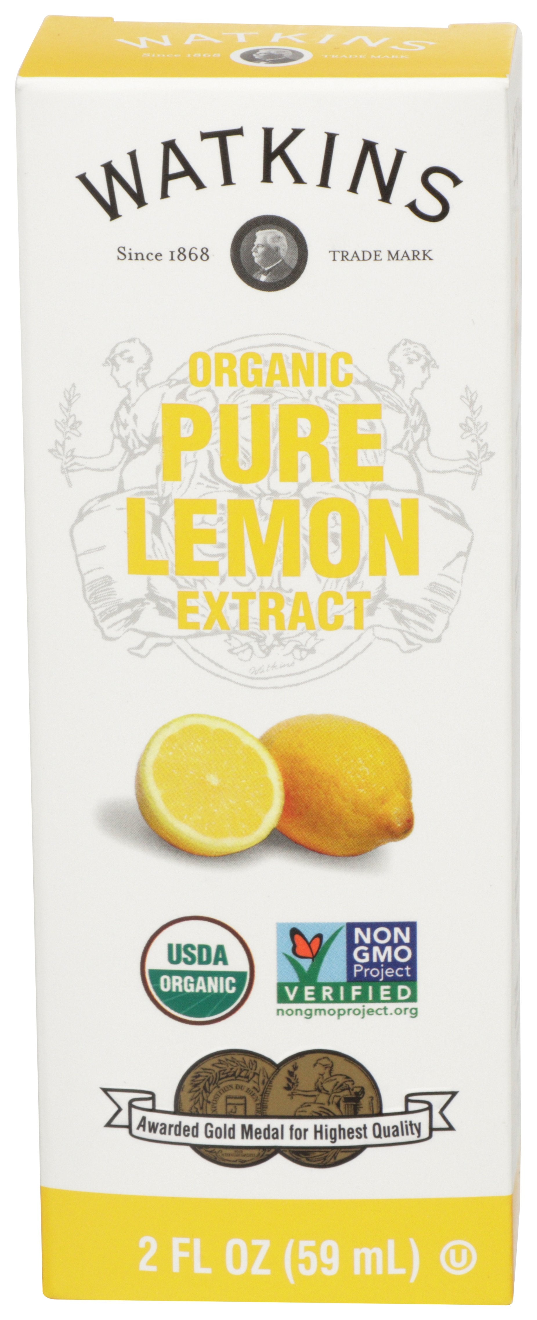 WATKINS EXTRACT PURE LEMON ORG - Case of 12