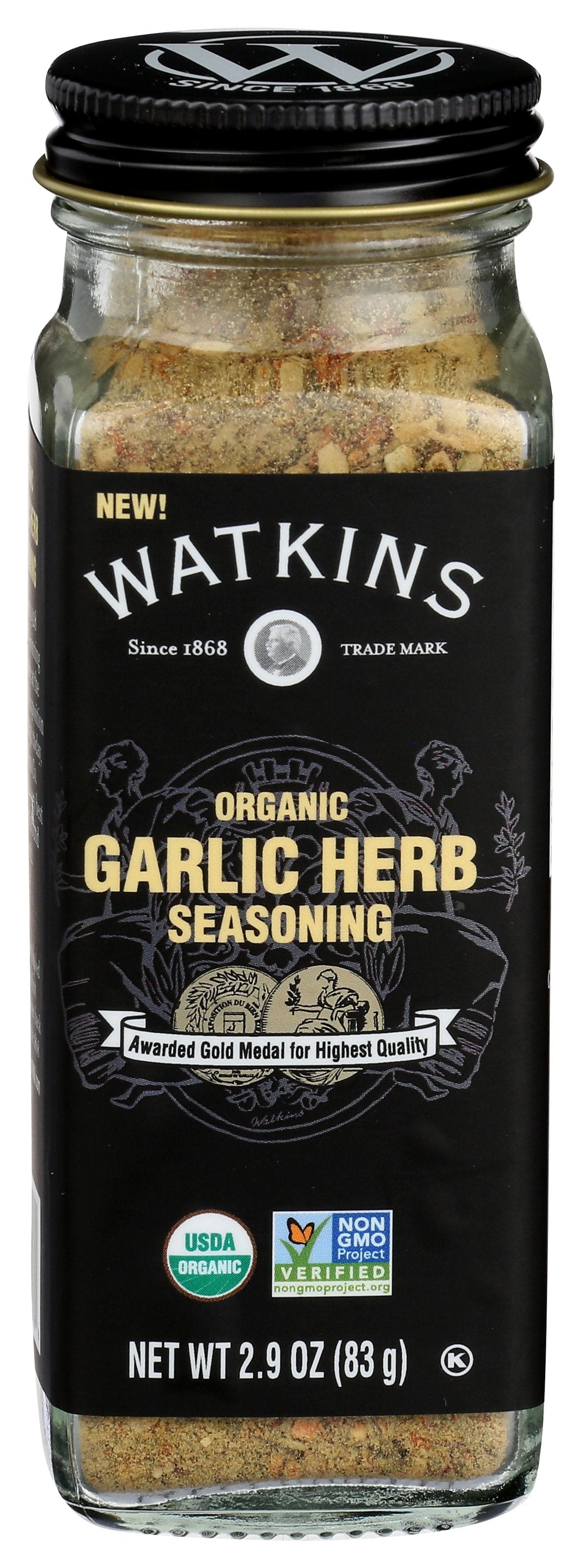 WATKINS SPICE GARLIC HERB ORG - Case of 3